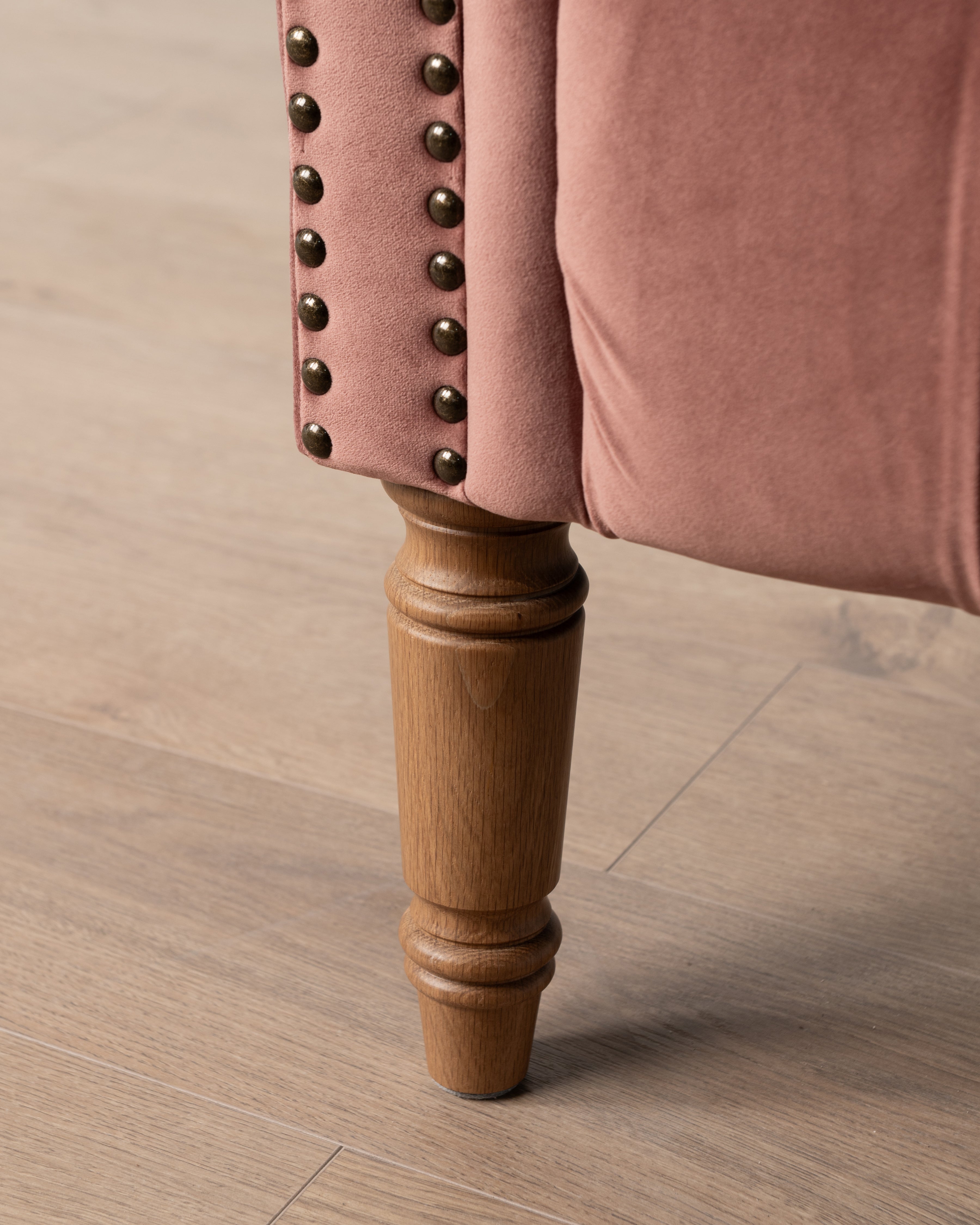 Luxe Windsor Armchair | Blush