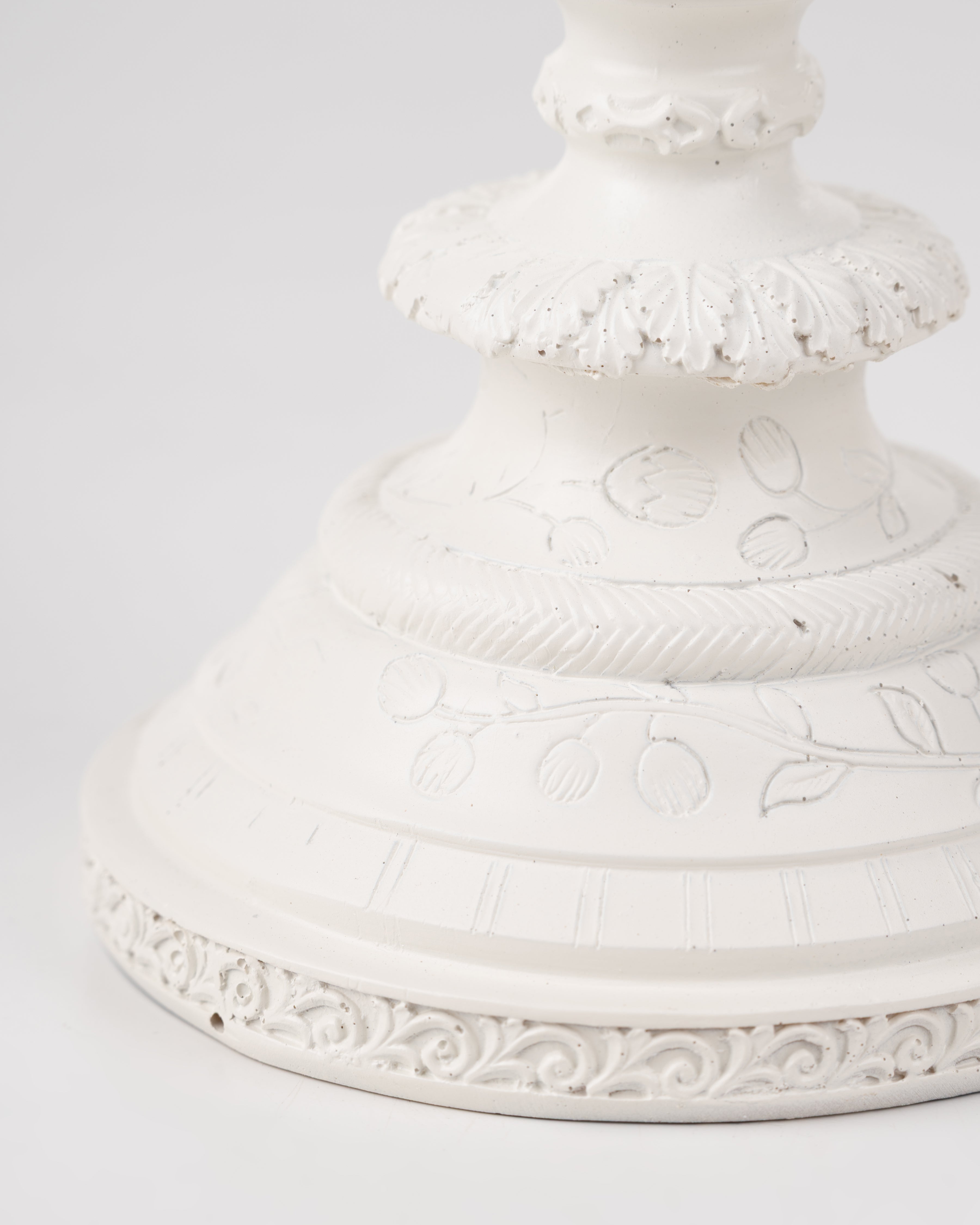 Parrot Candle Holder | White