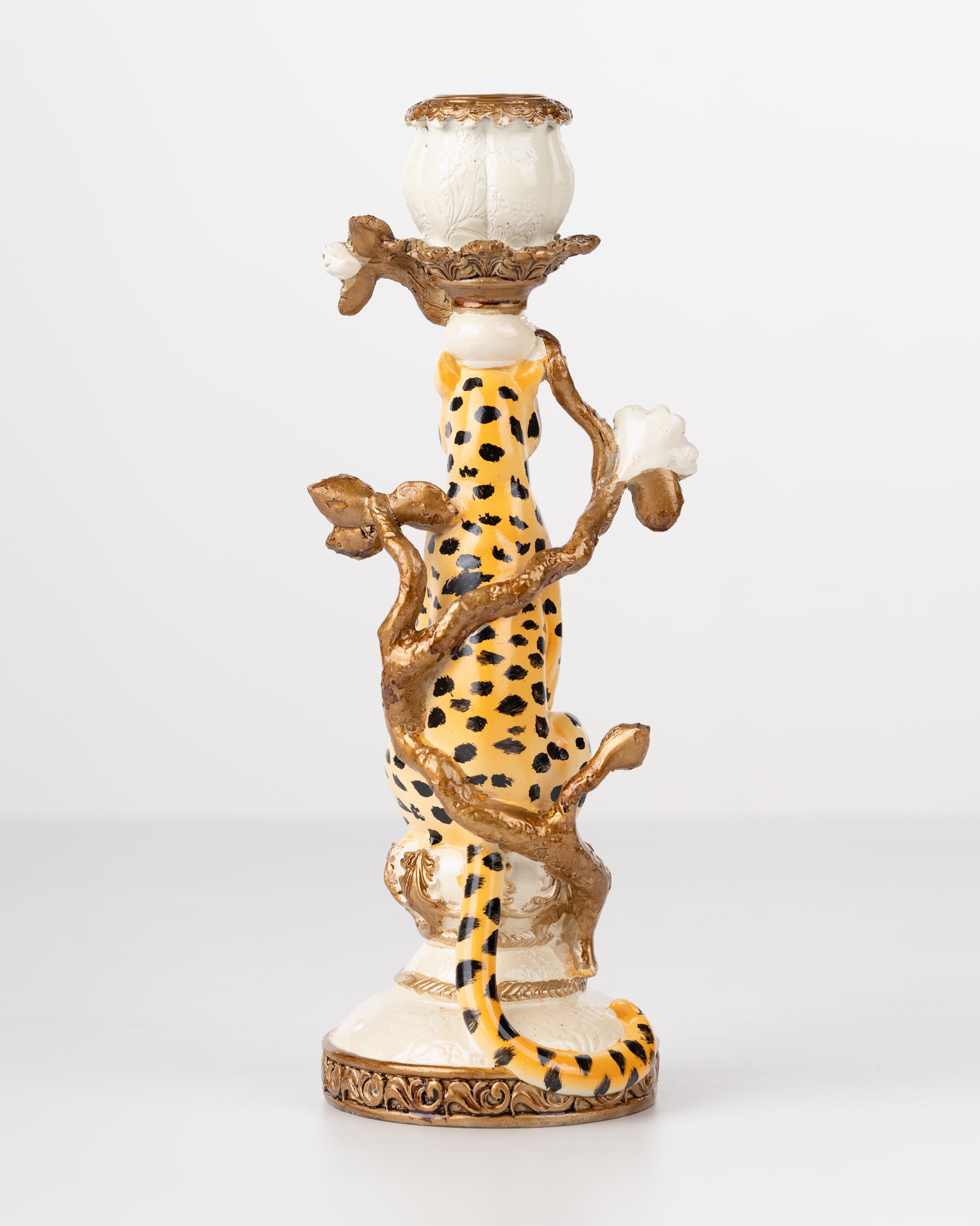 Leopard Candle Holder