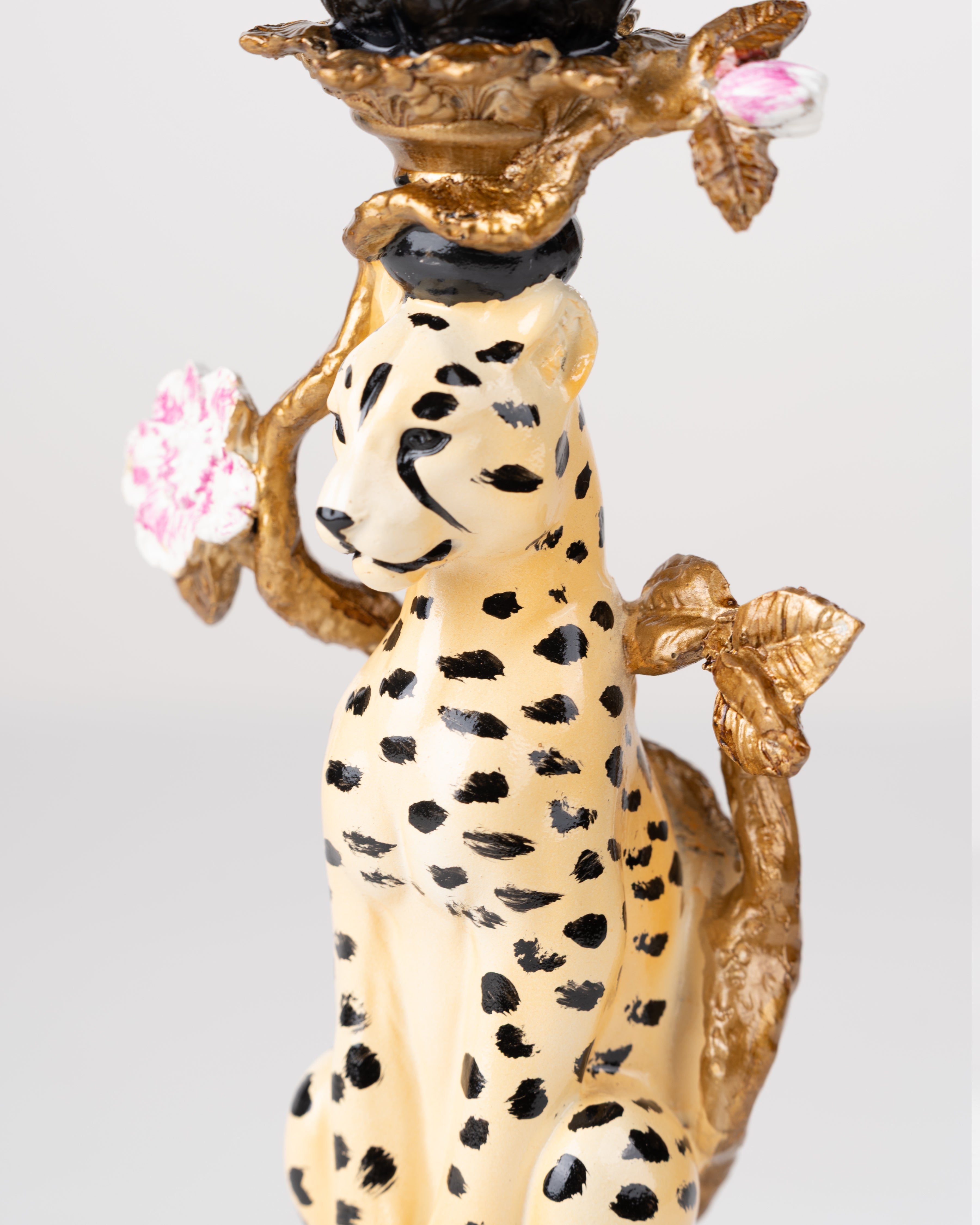 Leopard Candle Holder