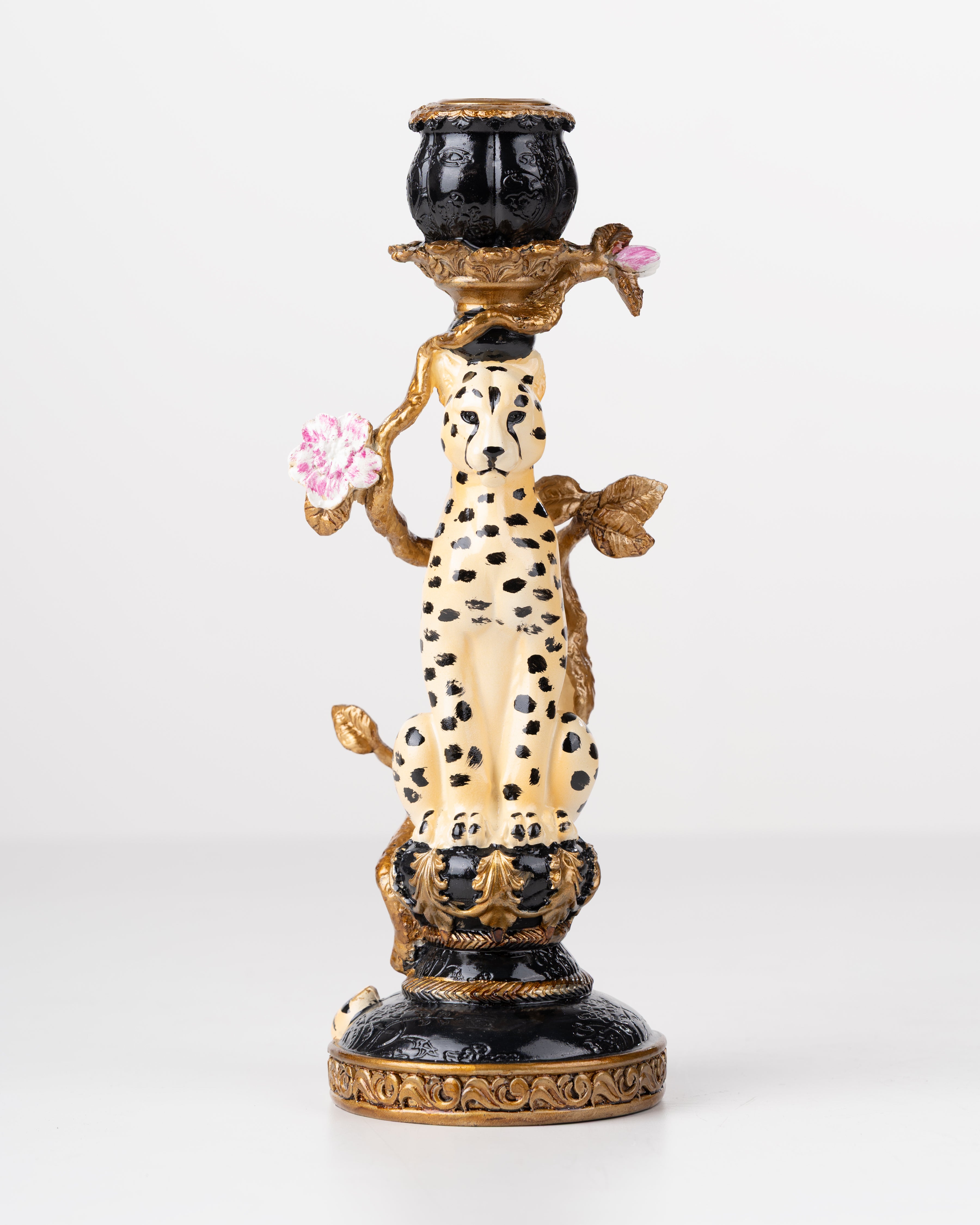 Leopard Candle Holder