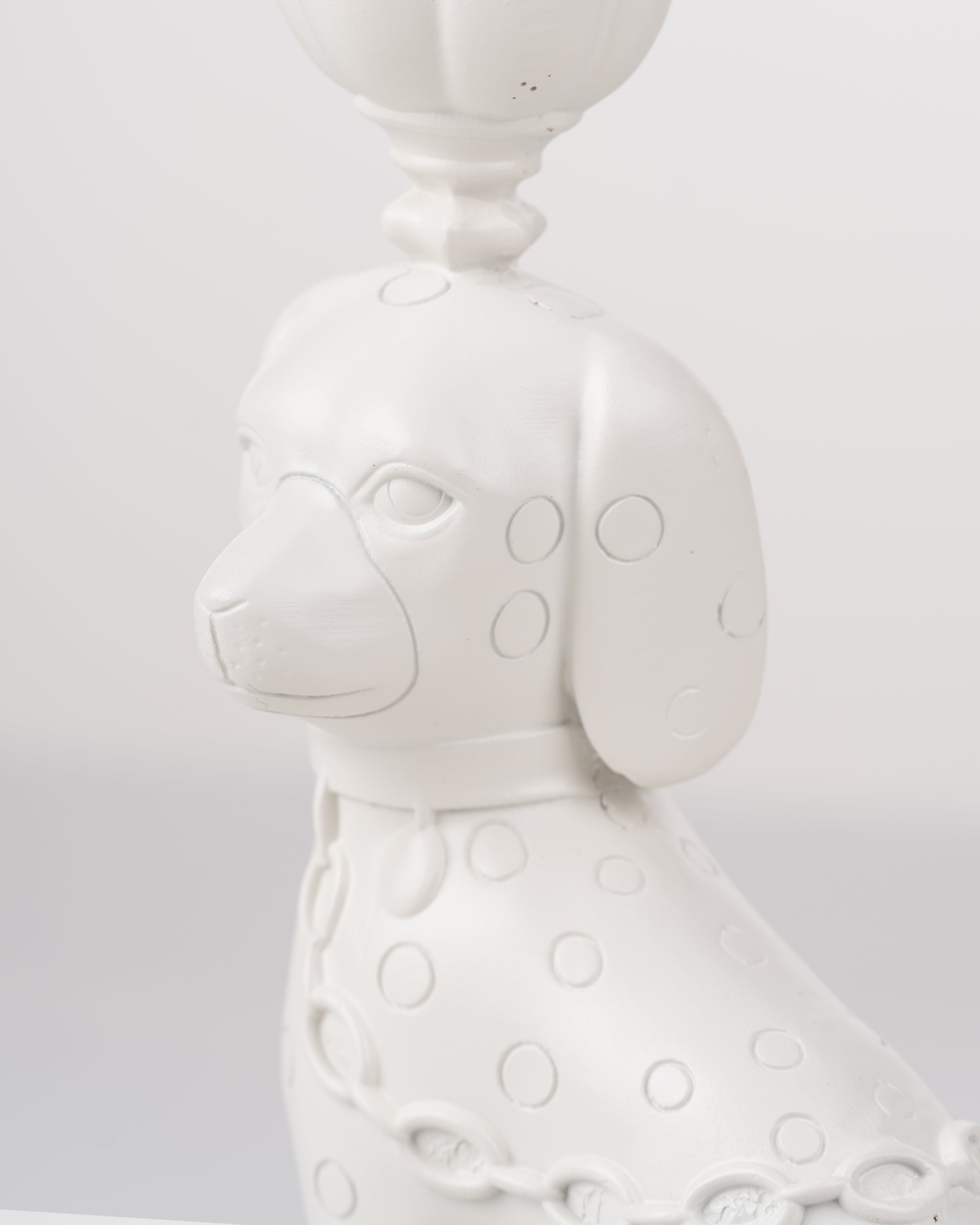 Dog Candle Holder | White