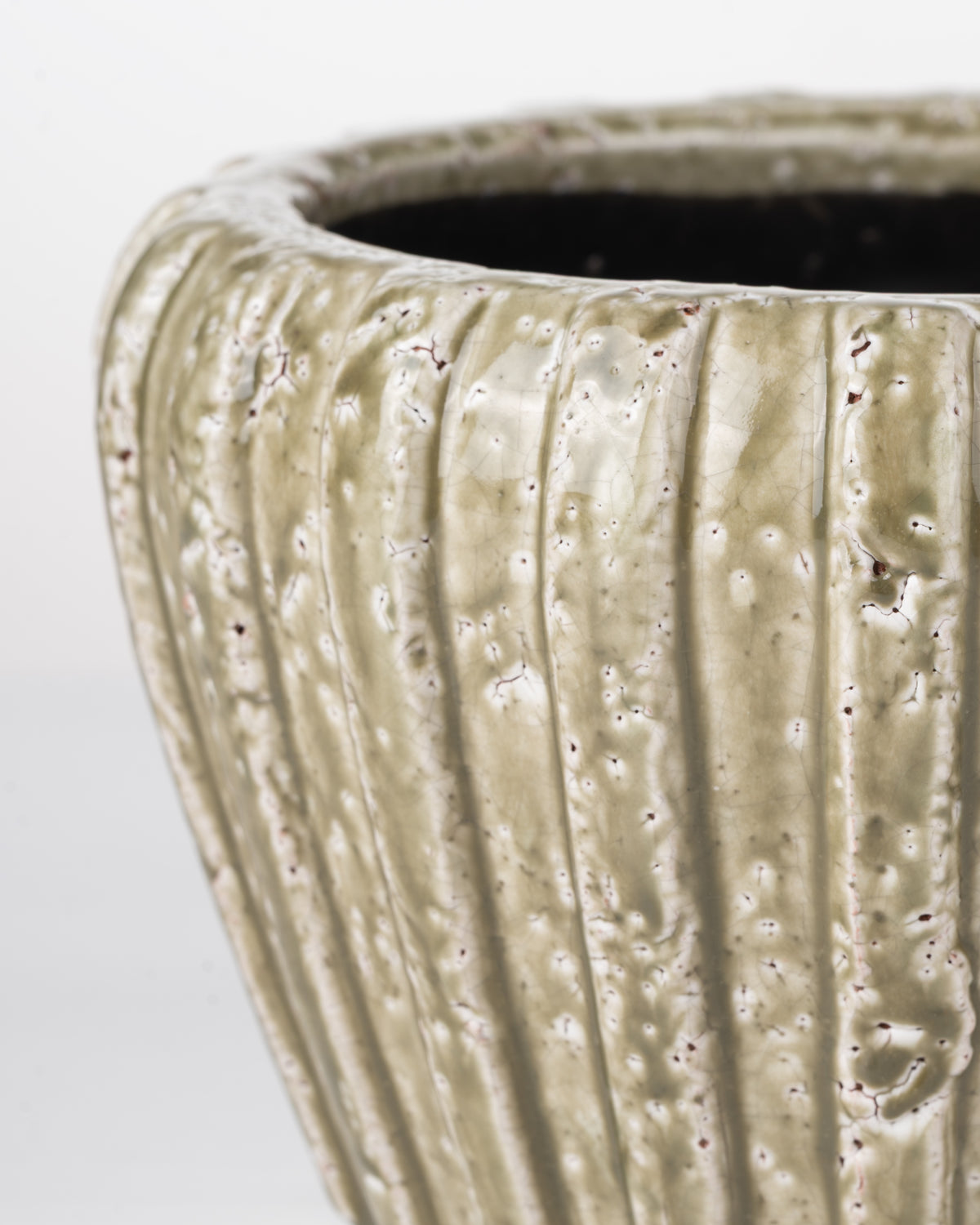 Russet Ceramic Pot | Olive