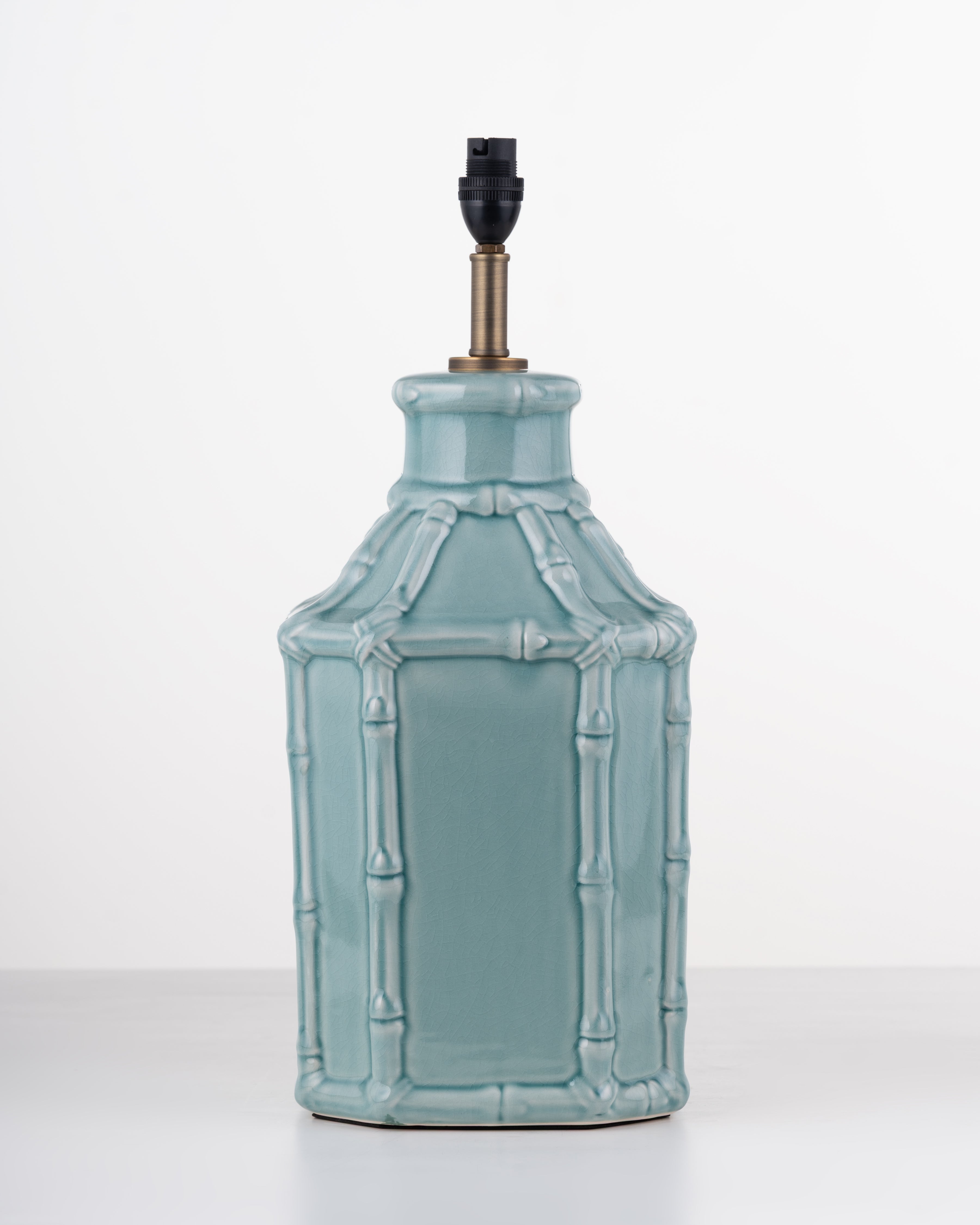 Bamboo Grove Ceramic Lamp base | Blue