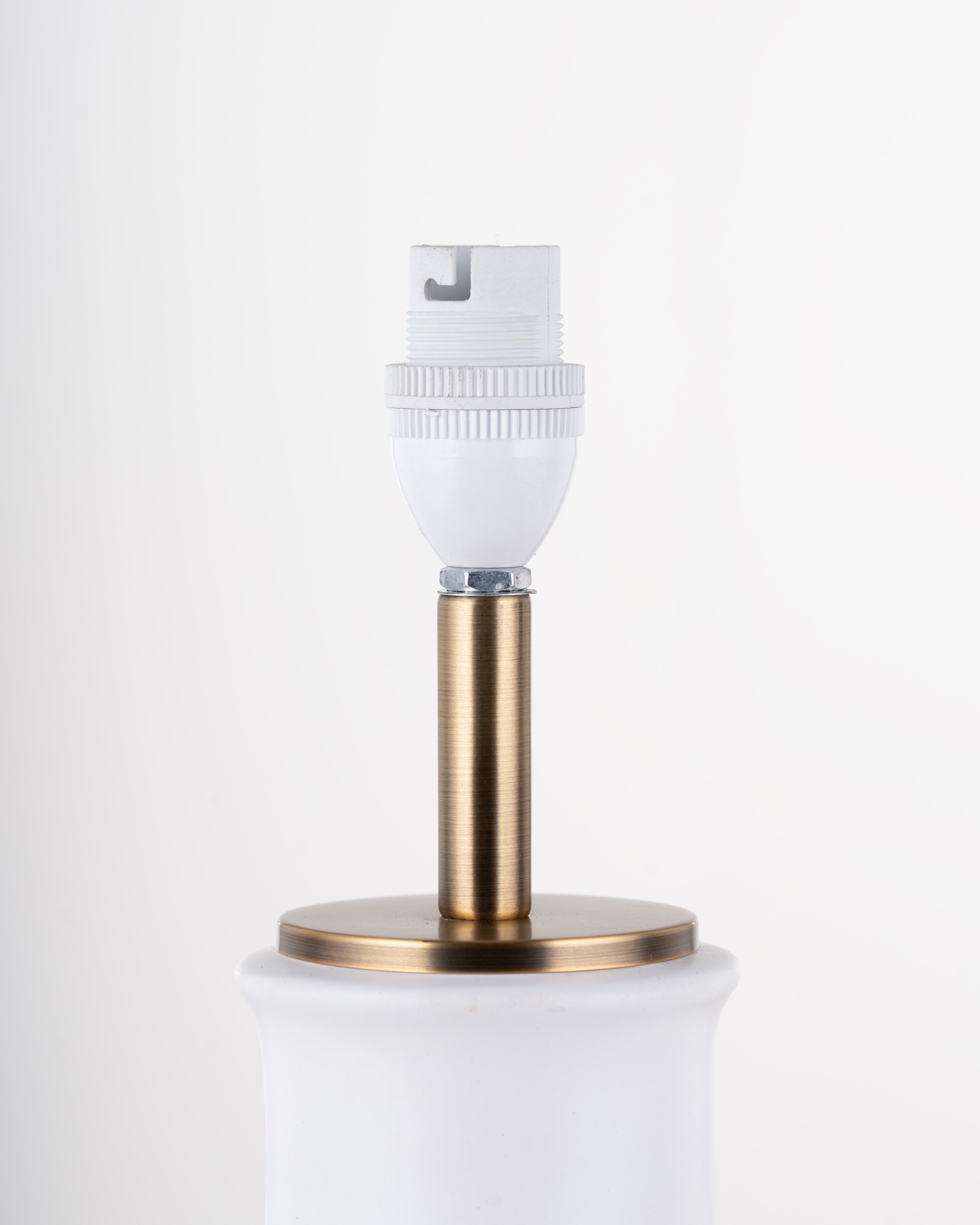 Ivory Bamboo Ceramic Lamp base