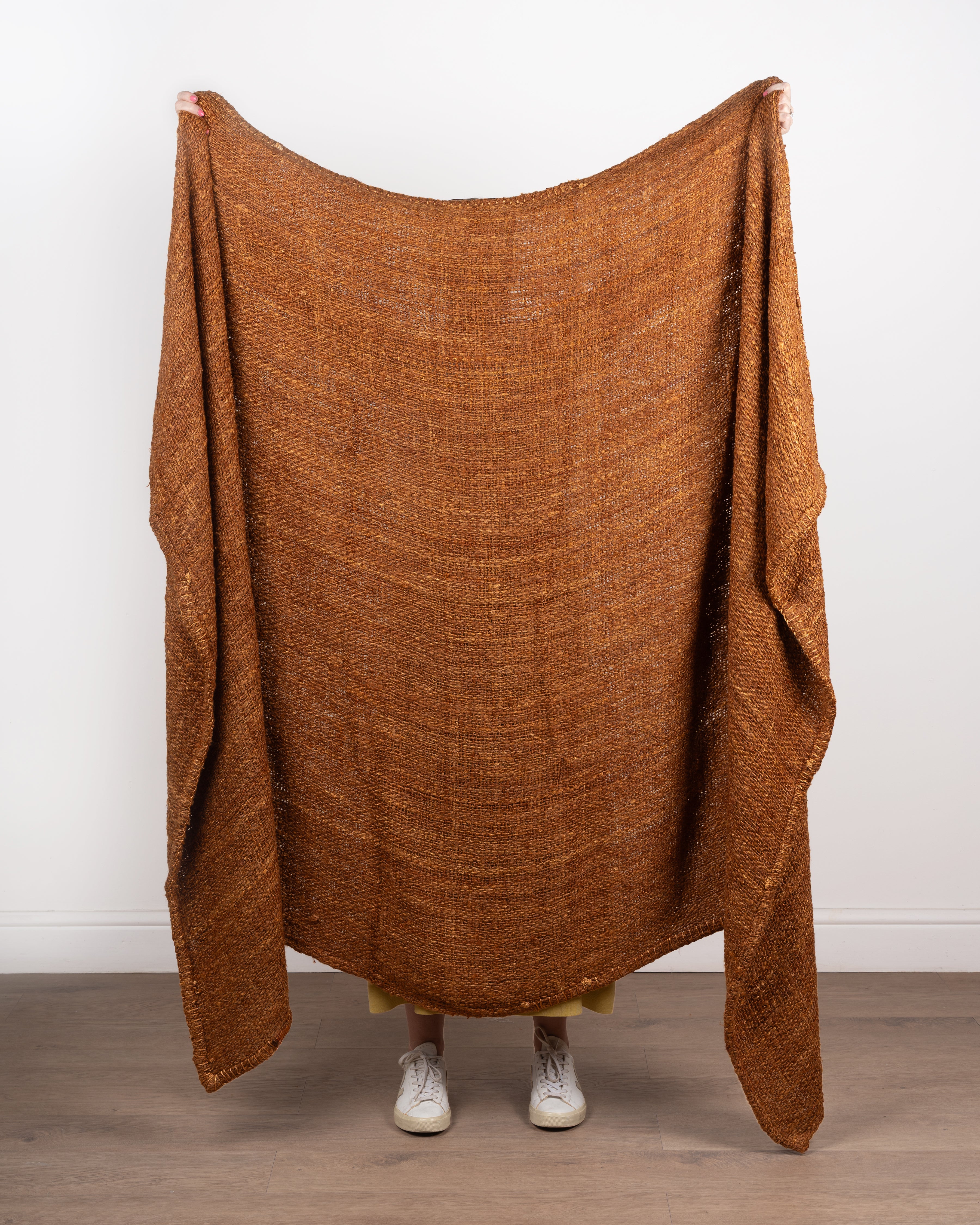 Rust Loom Throw