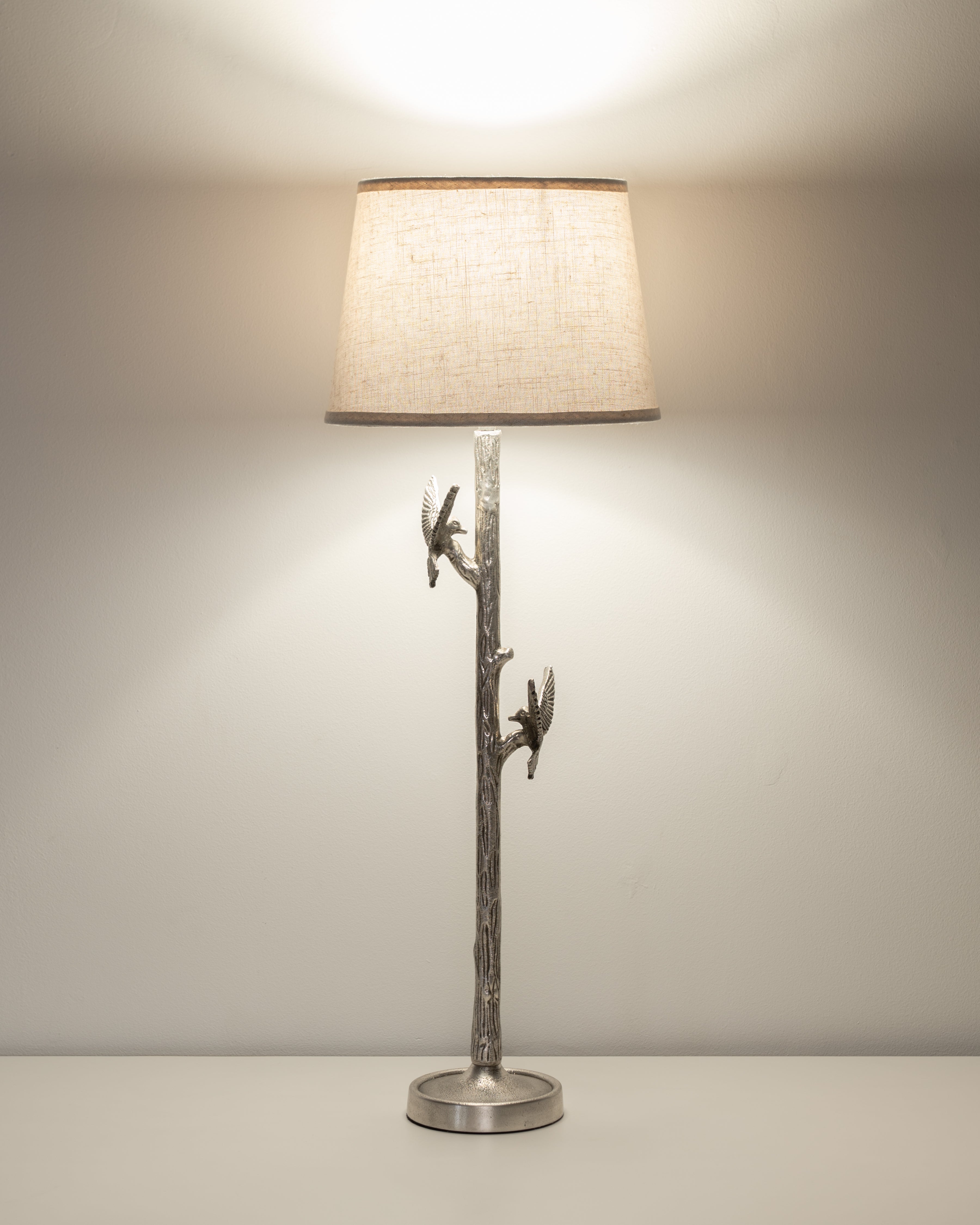 Songbird Lamp base | Silver