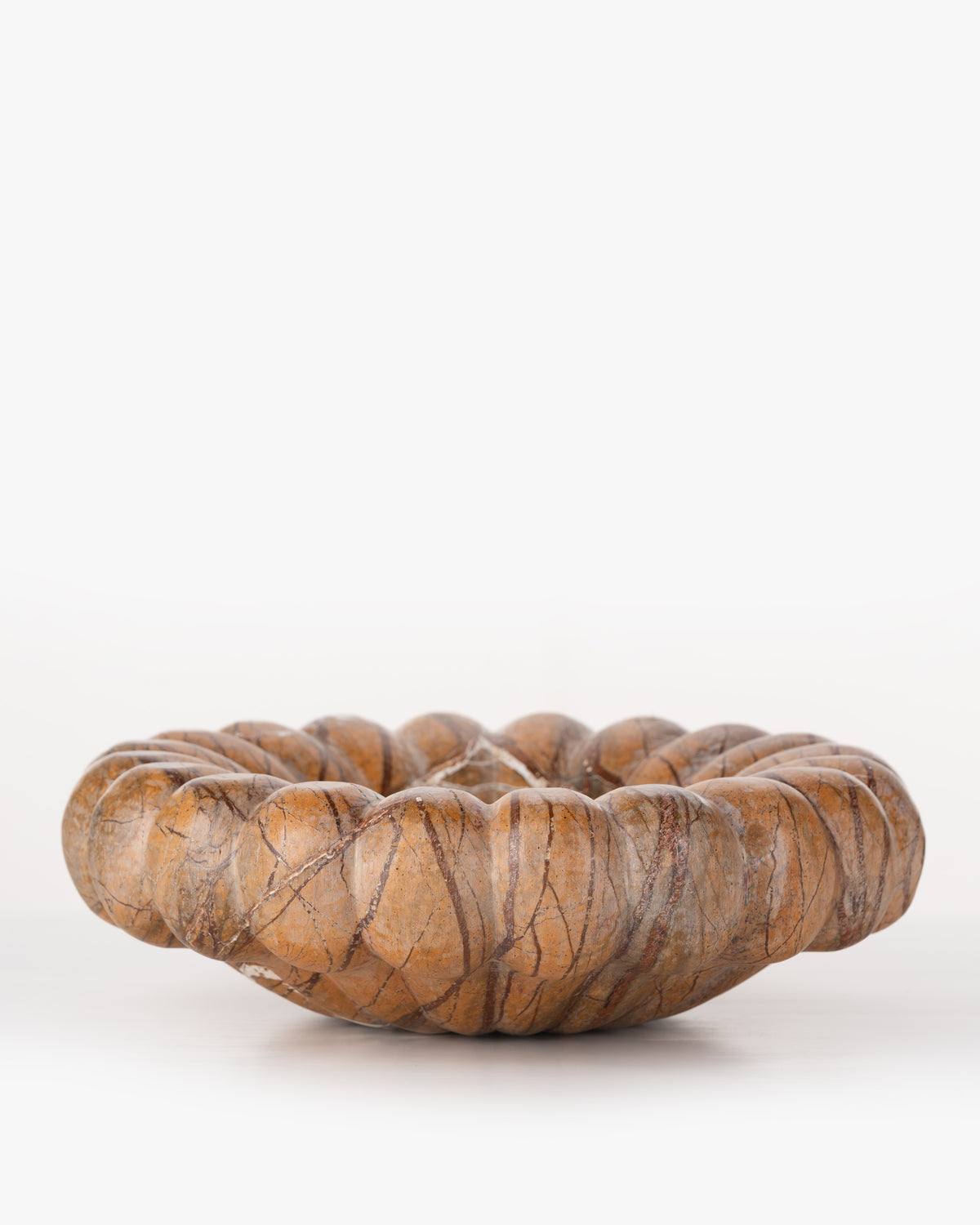 Collector's Cove Petal Marble Bowl | Terracotta