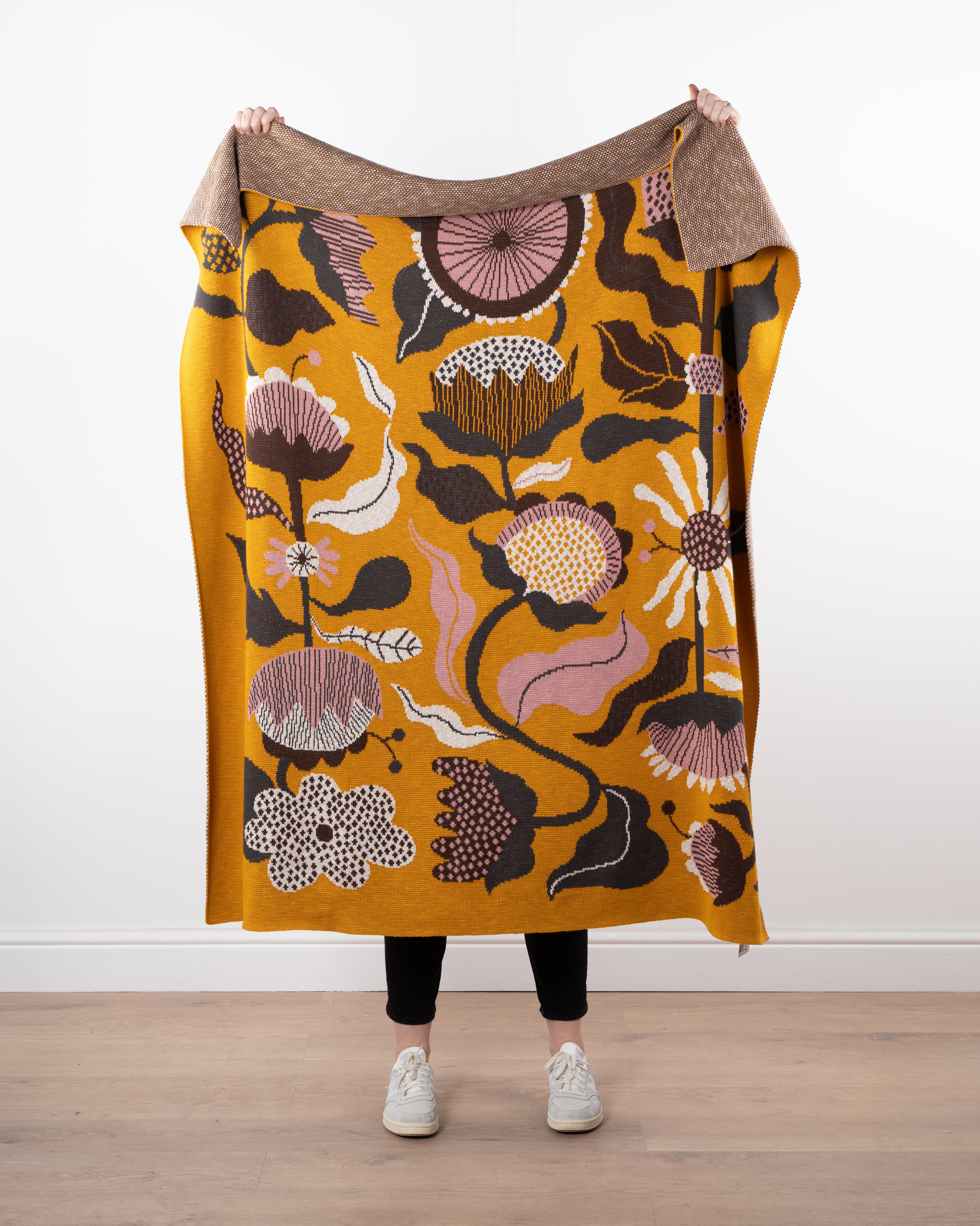 Wildflower Mustard Throw