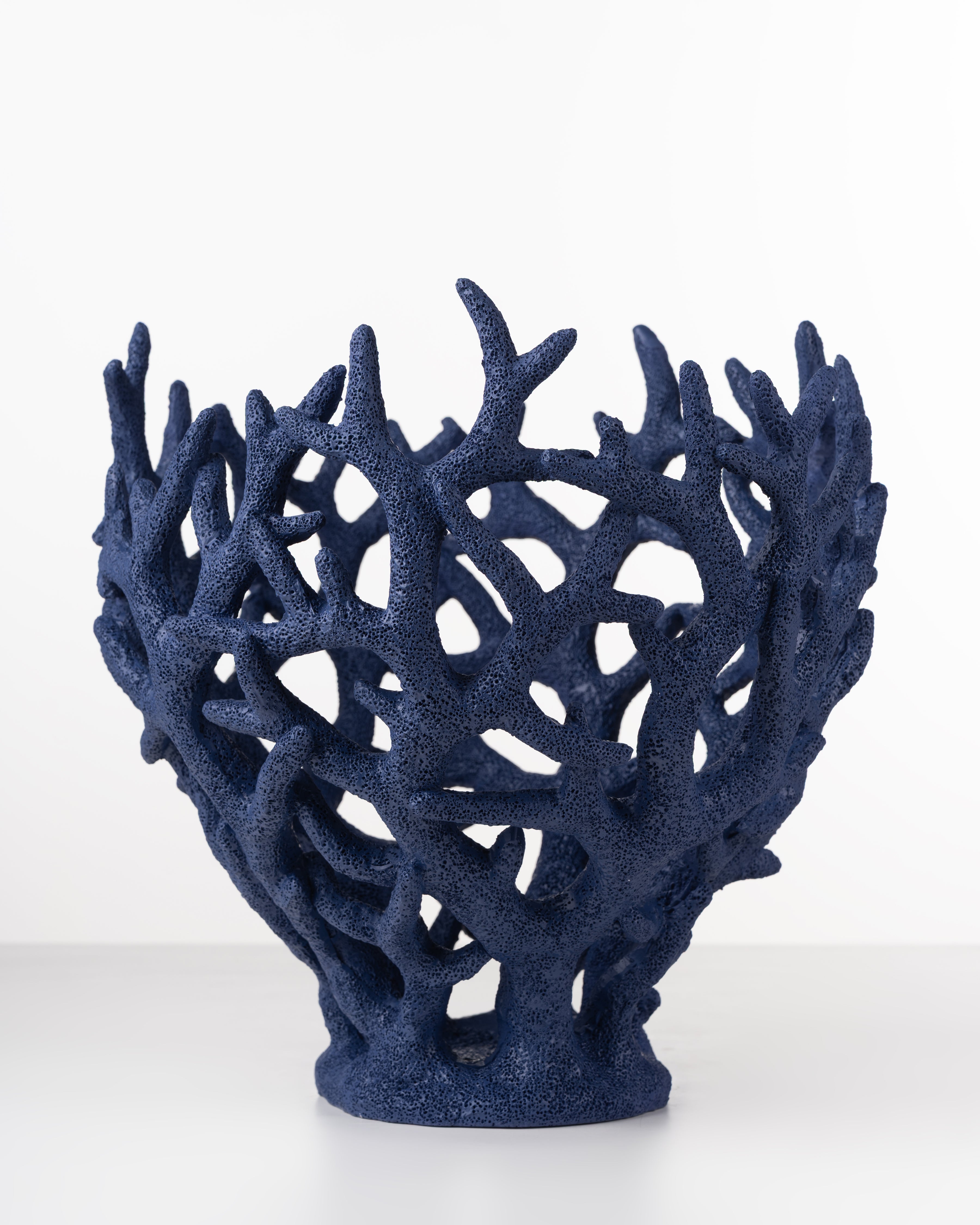 Cobalt Staghorn Bowl