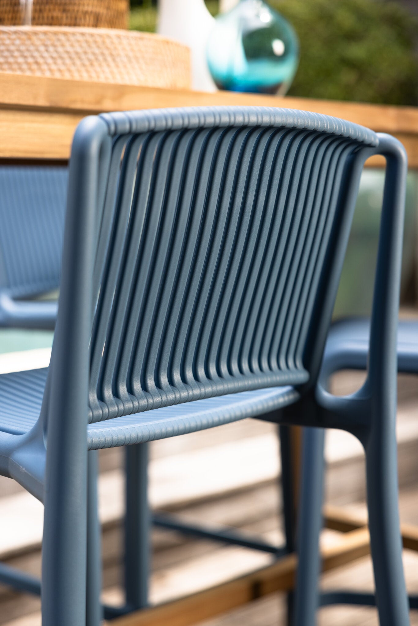 Al fresco Bianca Bar chair | Blue