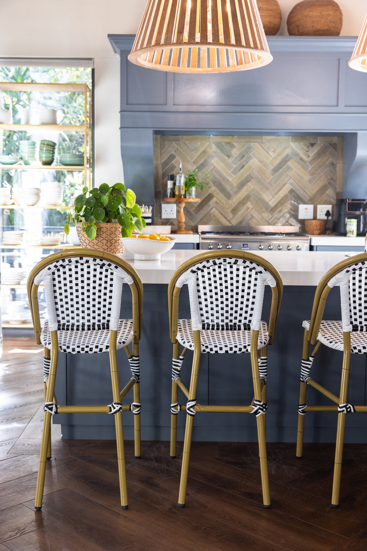 Brioche Counter Chair | Black and White