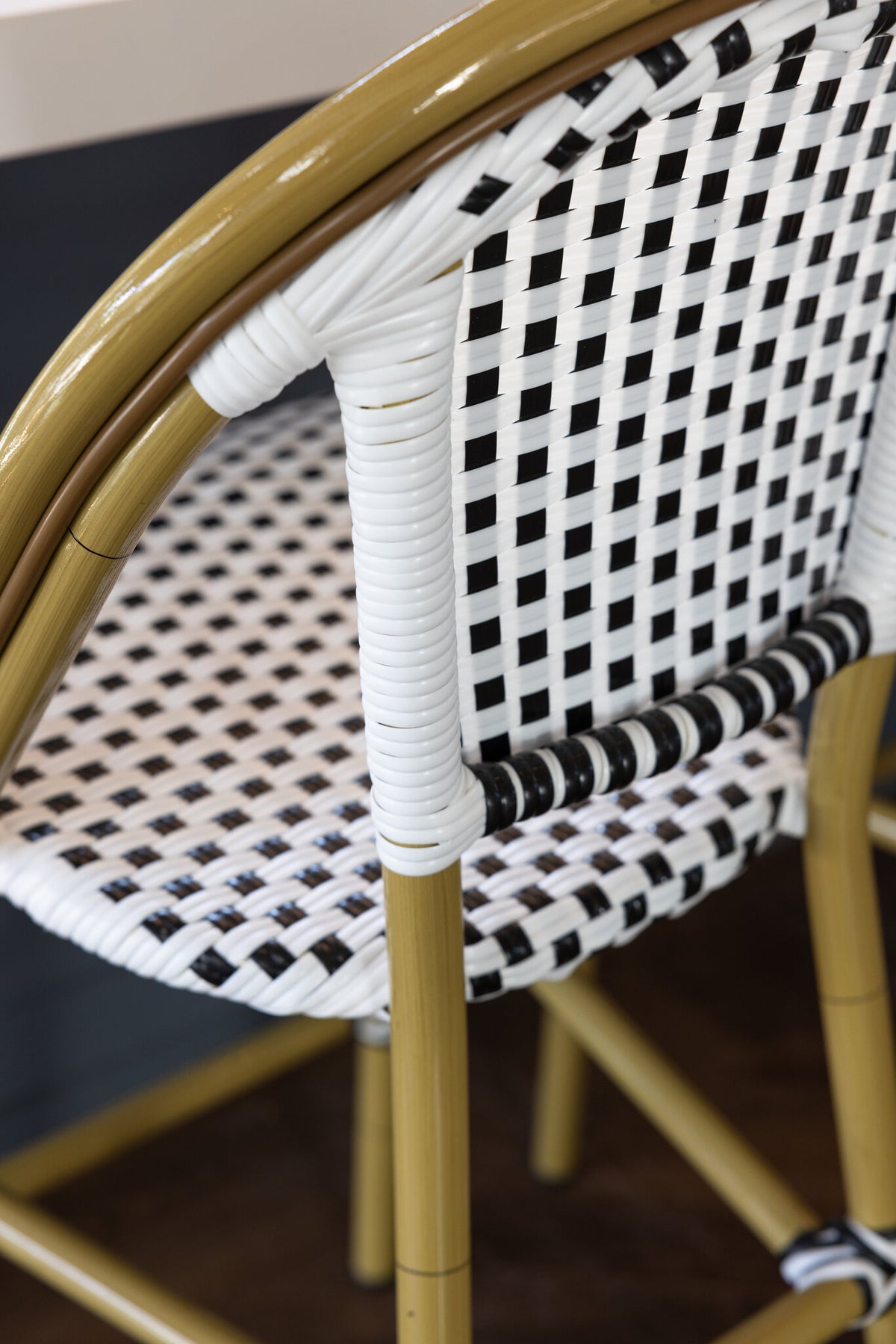 Brioche Counter Chair | Black and White