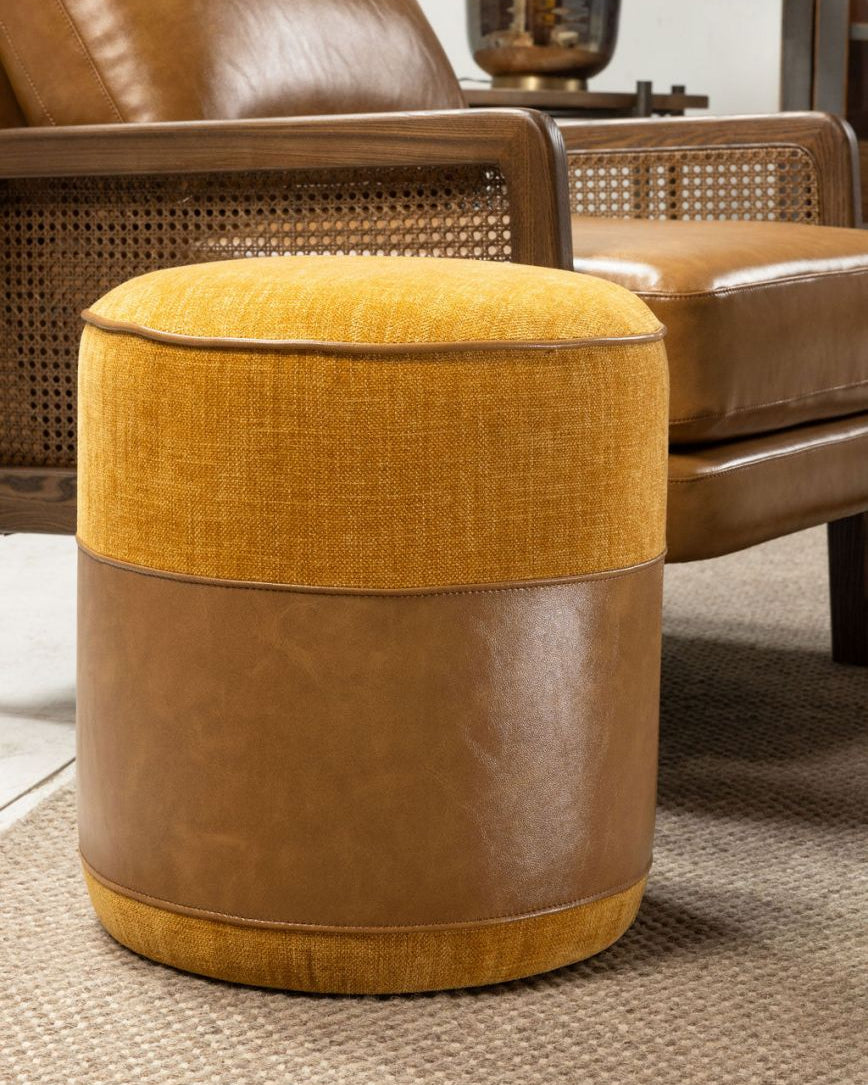 Abena Stool | Mustard