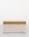 Brass Trim Bone Box | Large