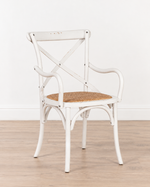 Jenny Crossback Armchair | White