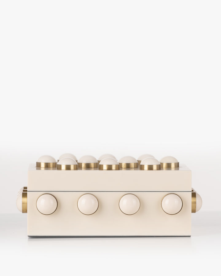 Collector's Cove Ivory Studded Box