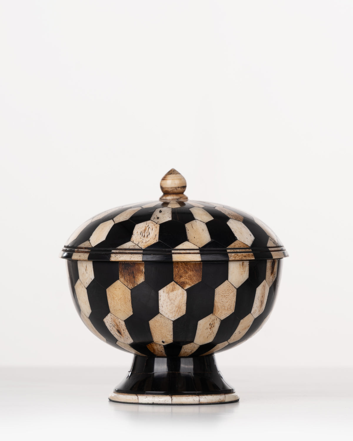 Collector's Cove Mosaic Lidded Bowl