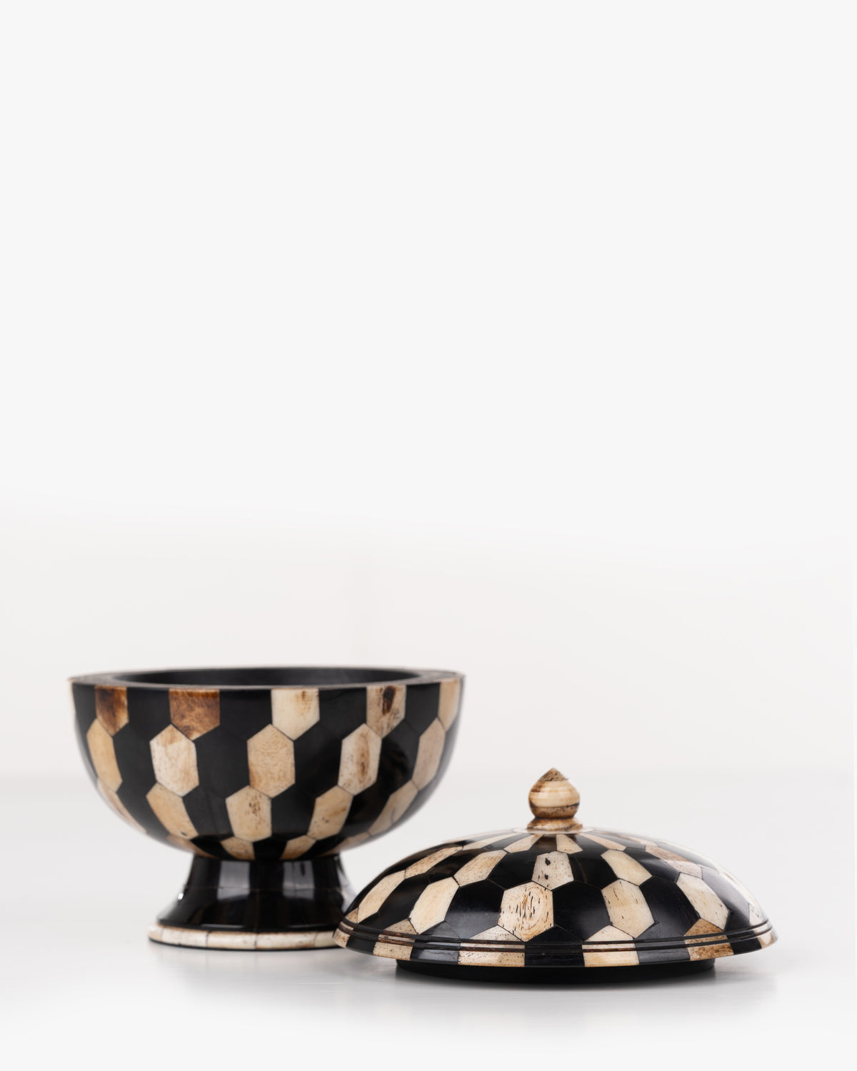 Collector's Cove Mosaic Lidded Bowl