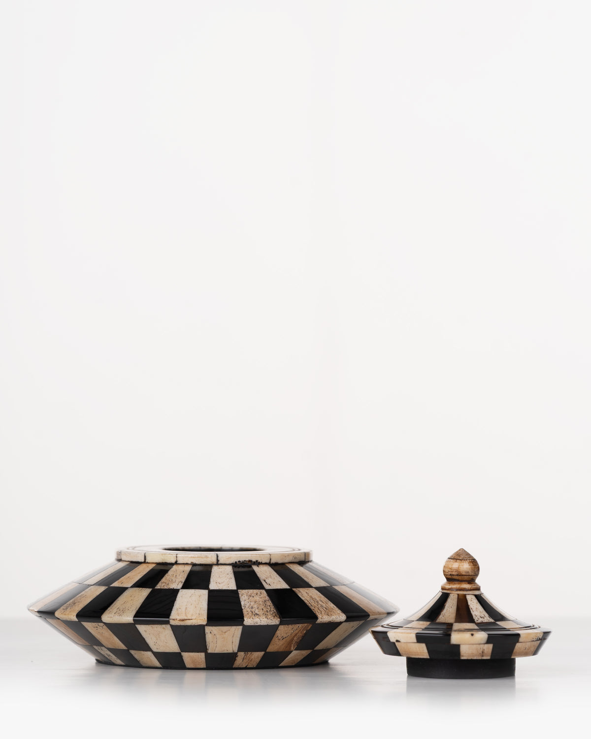 Collector's Cove Chevron Lidded Bowl