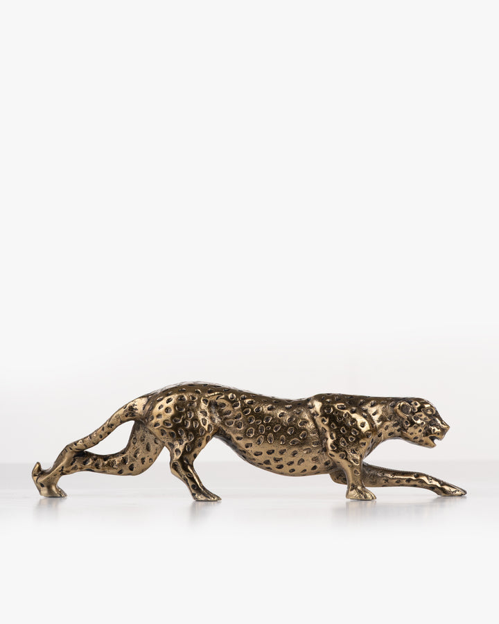 Collector's Cove Golden Leopard Sculpture