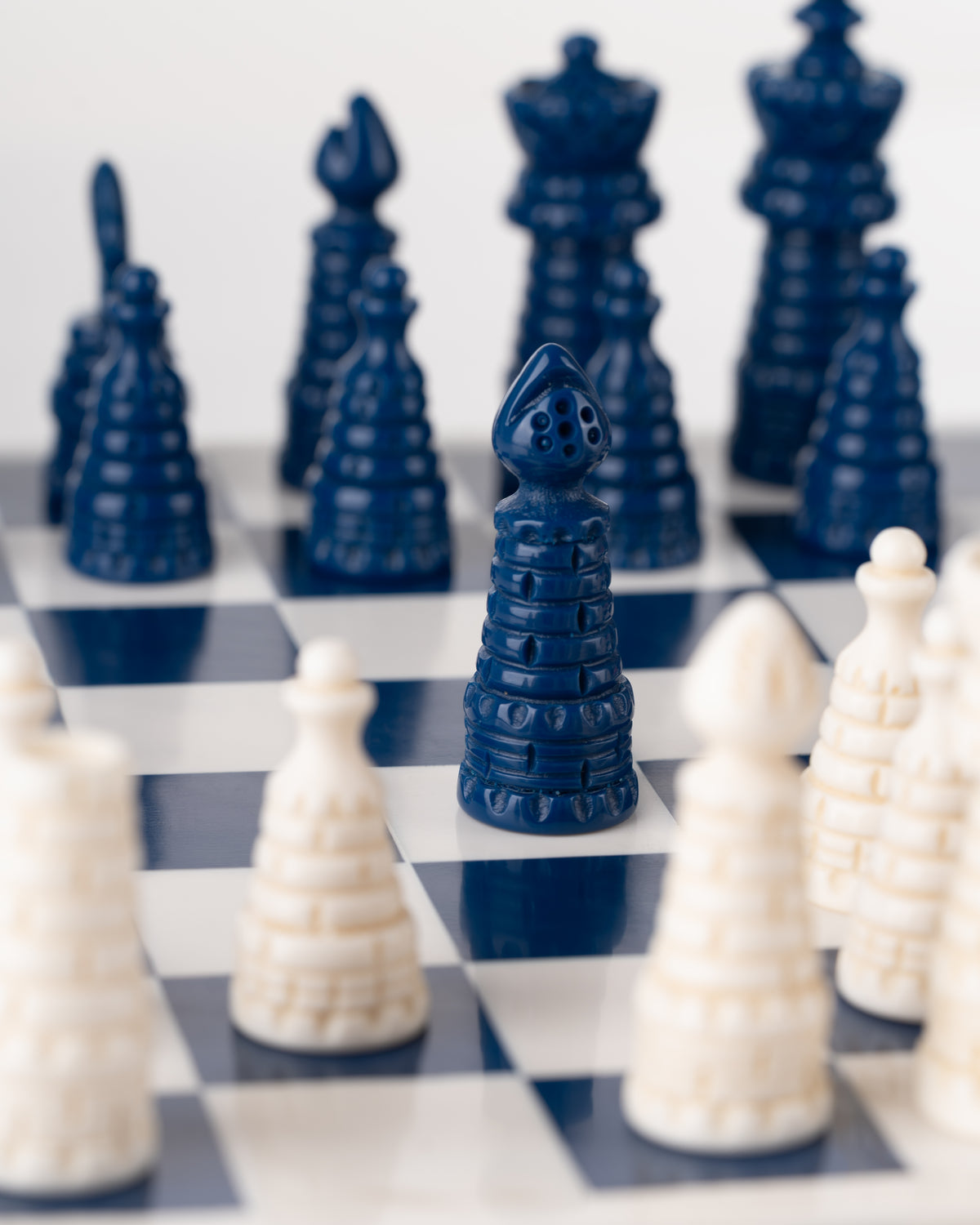 Collector's Cove Cobalt Chess Set