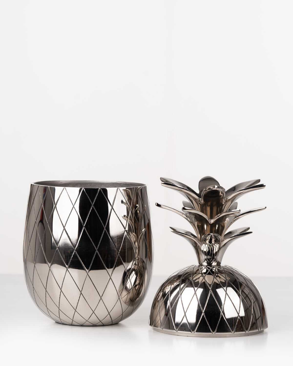 Collector's Cove Silver Pineapple Jar