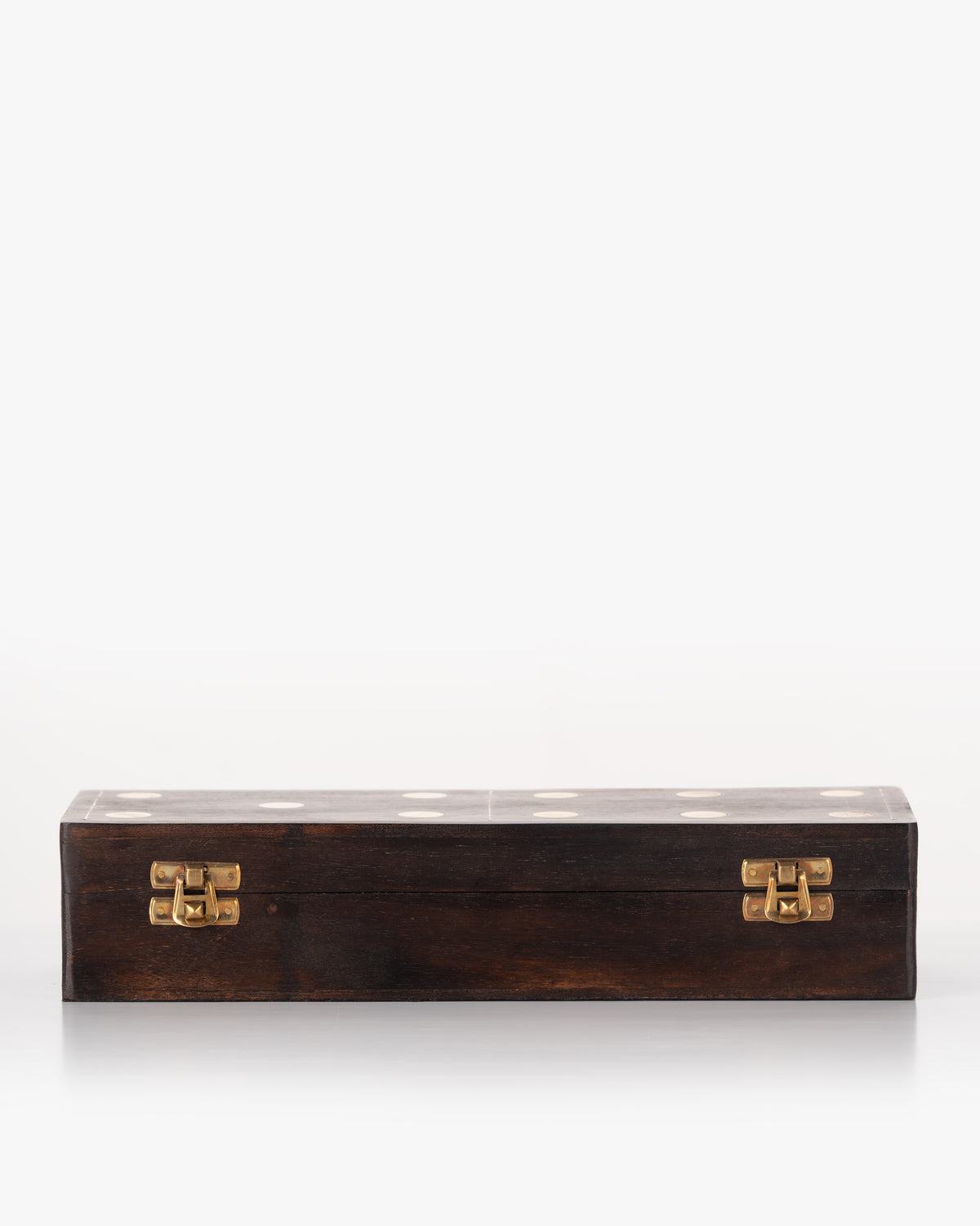 Collector's Cove Brass Inlay Domino Set
