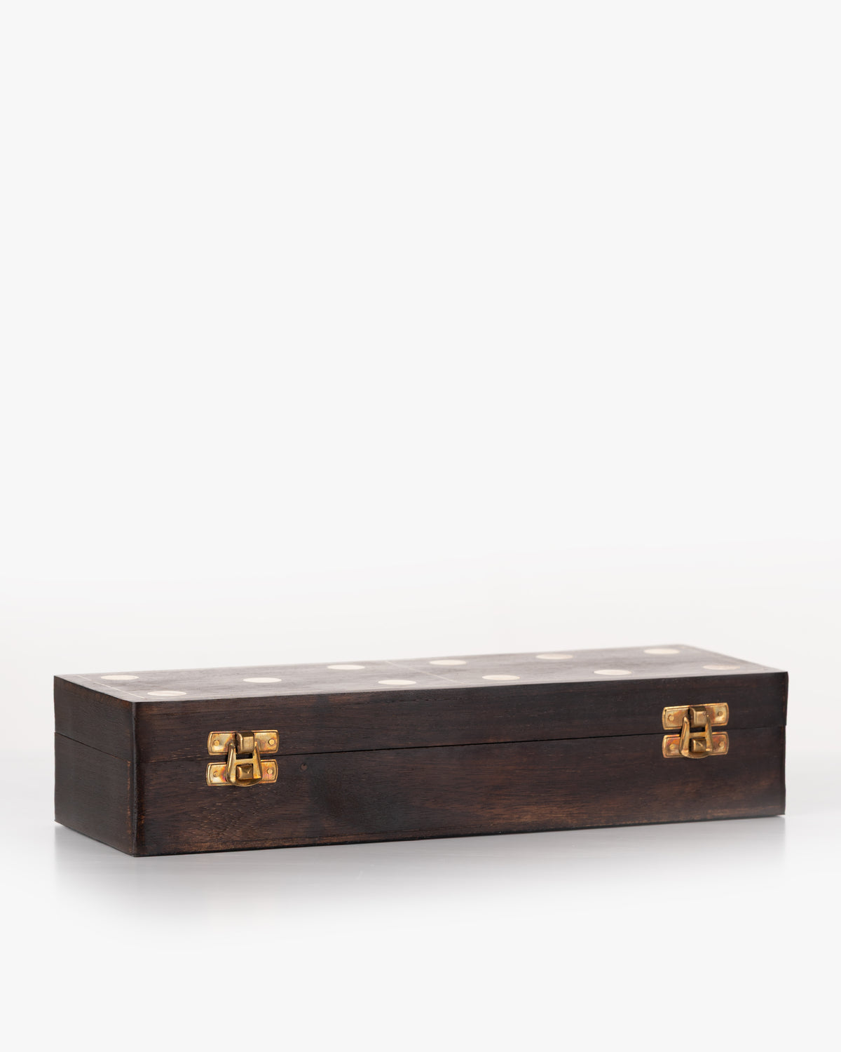 Collector's Cove Brass Inlay Domino Set