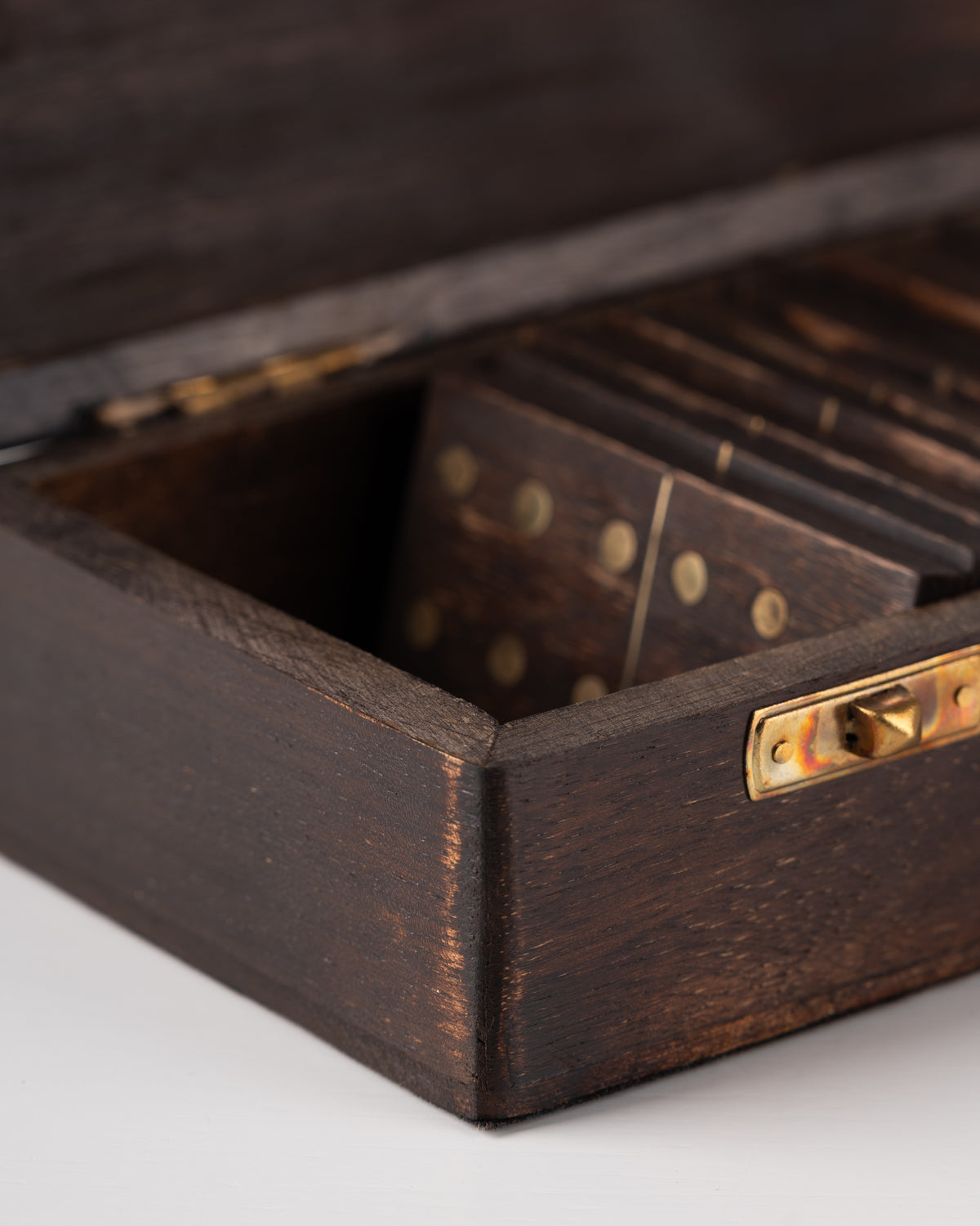 Collector's Cove Brass Inlay Domino Set