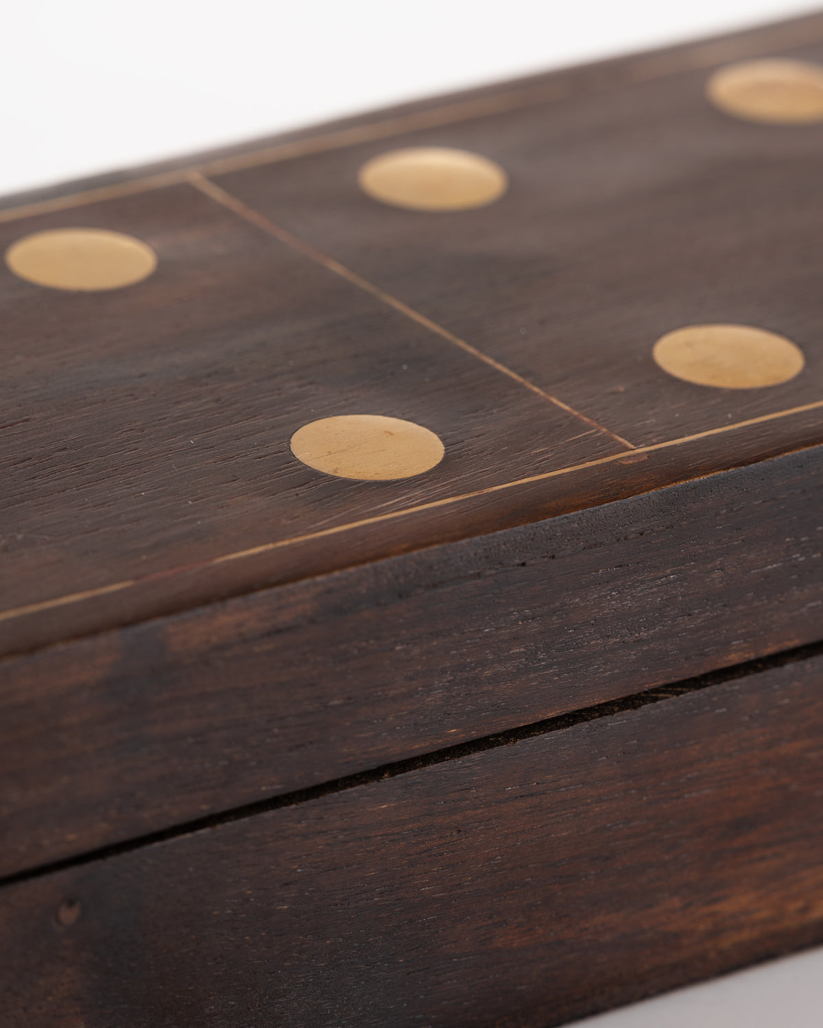 Collector's Cove Brass Inlay Domino Set