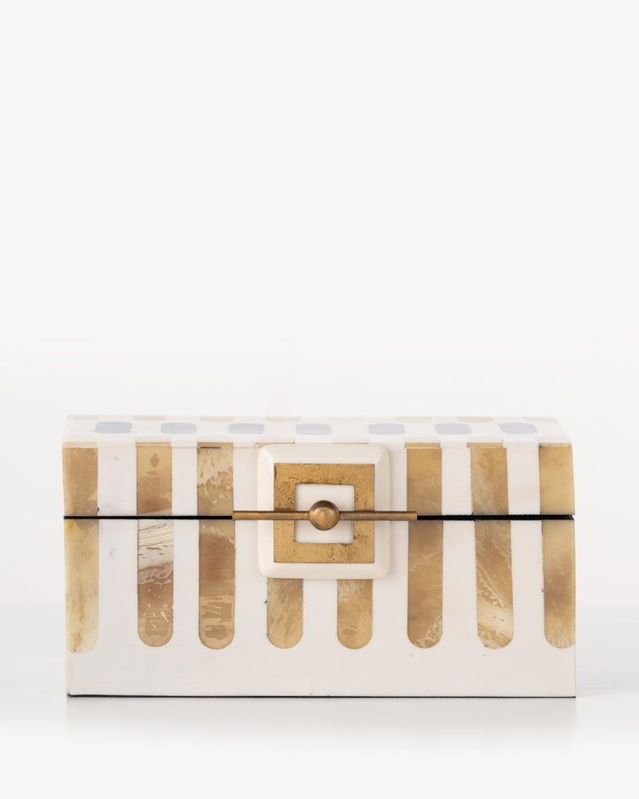 Collector's Cove Deco Ivory Box