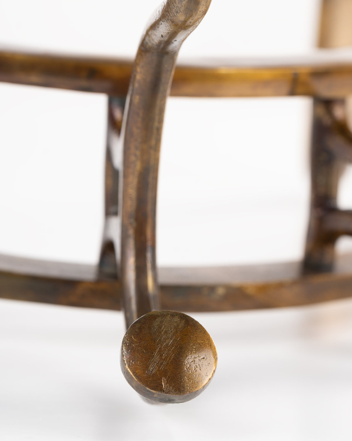 Vintage Brass Coat Rack