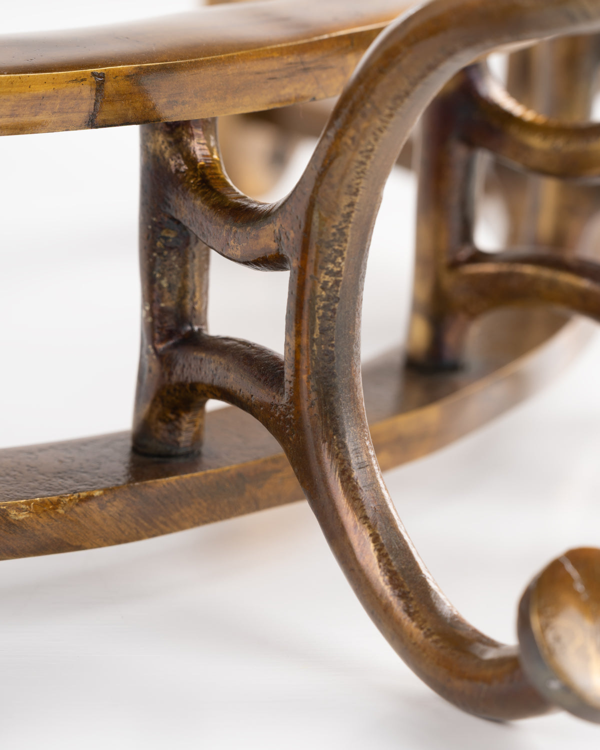 Vintage Brass Coat Rack