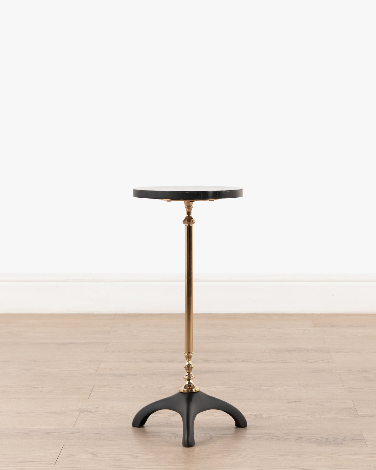 Collector's Cove Brass Stem Side Table