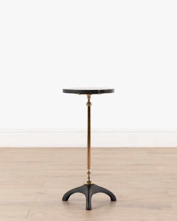 Collector's Cove Brass Stem Side Table