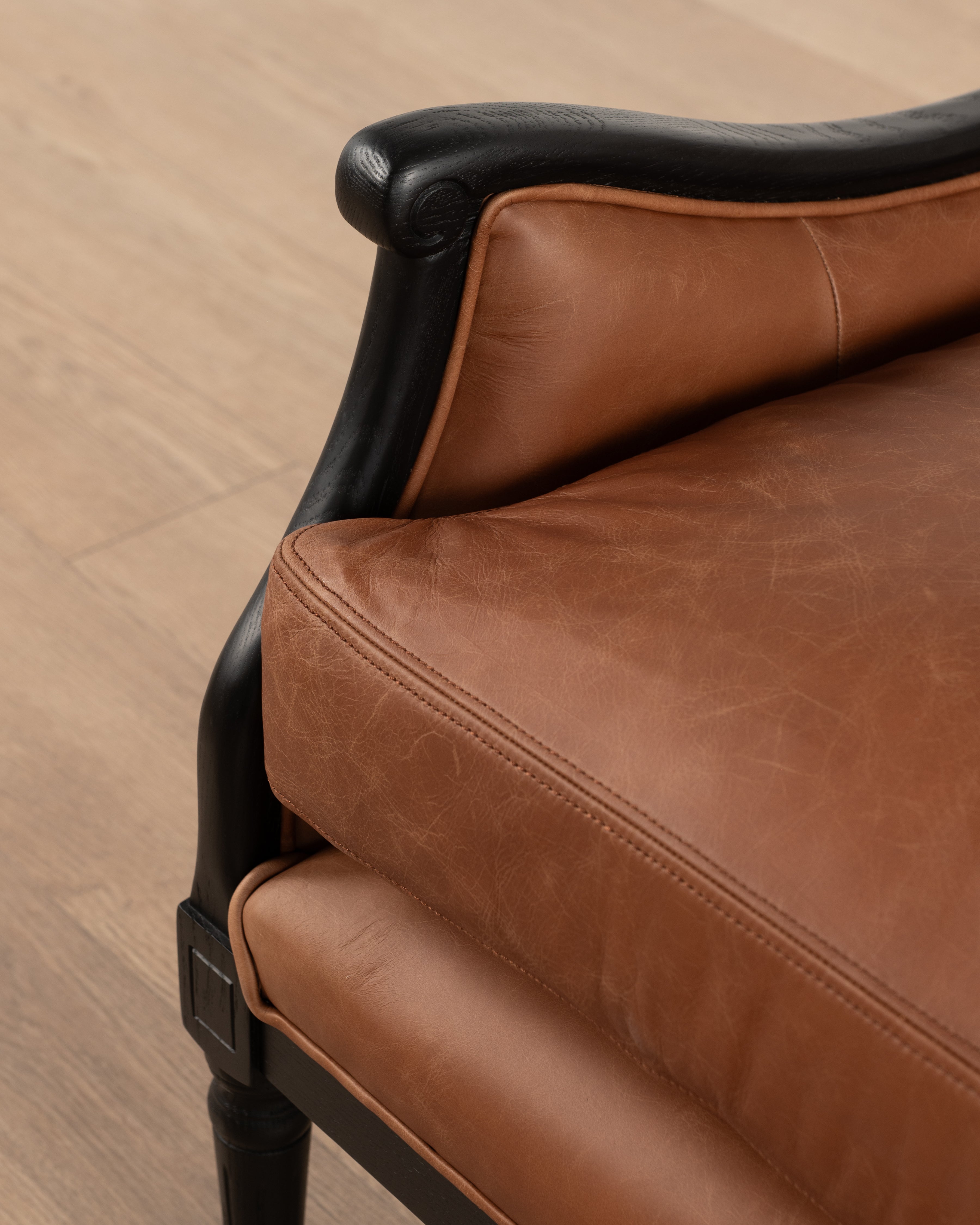 Lionel Leather Wingback