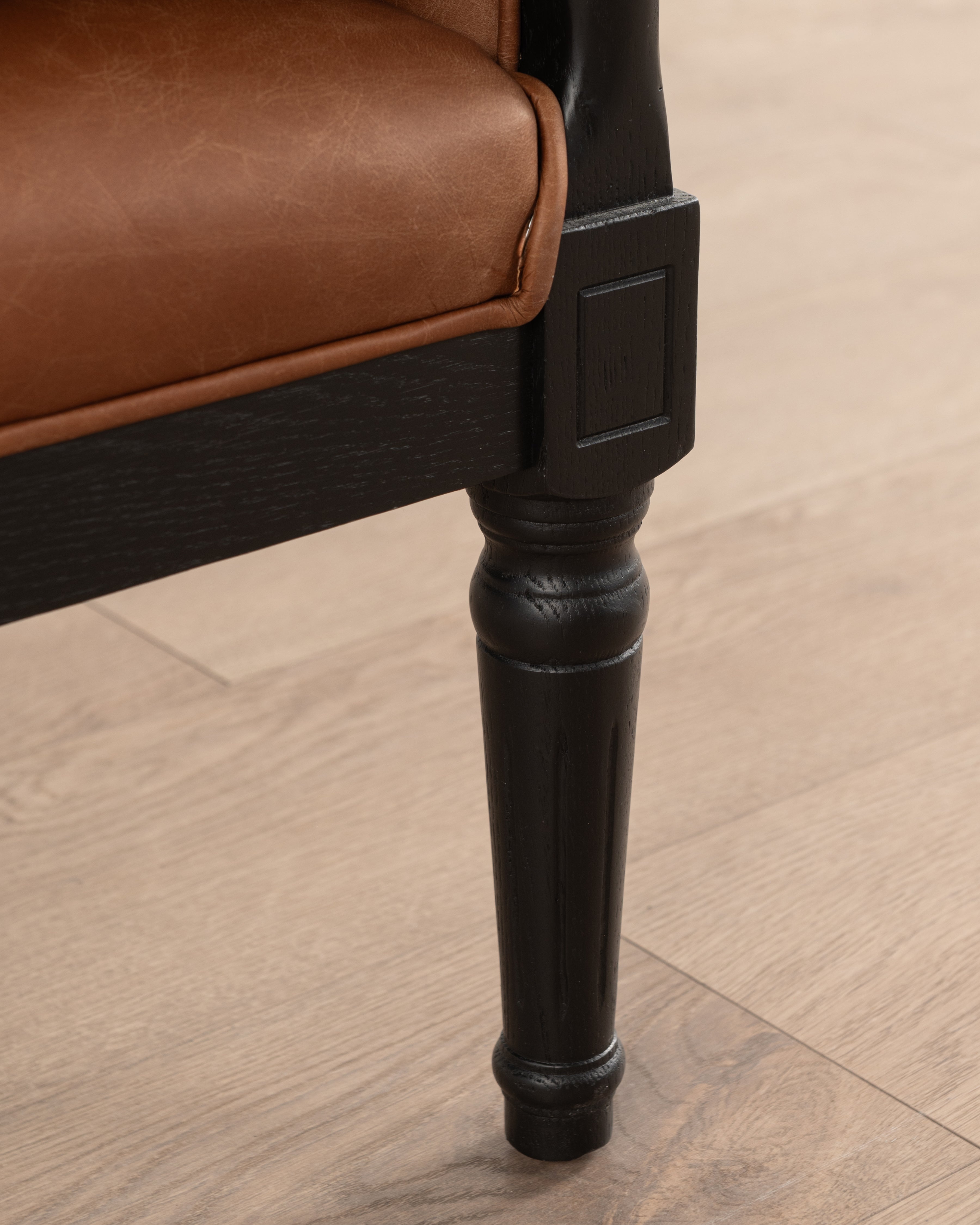 Lionel Leather Wingback