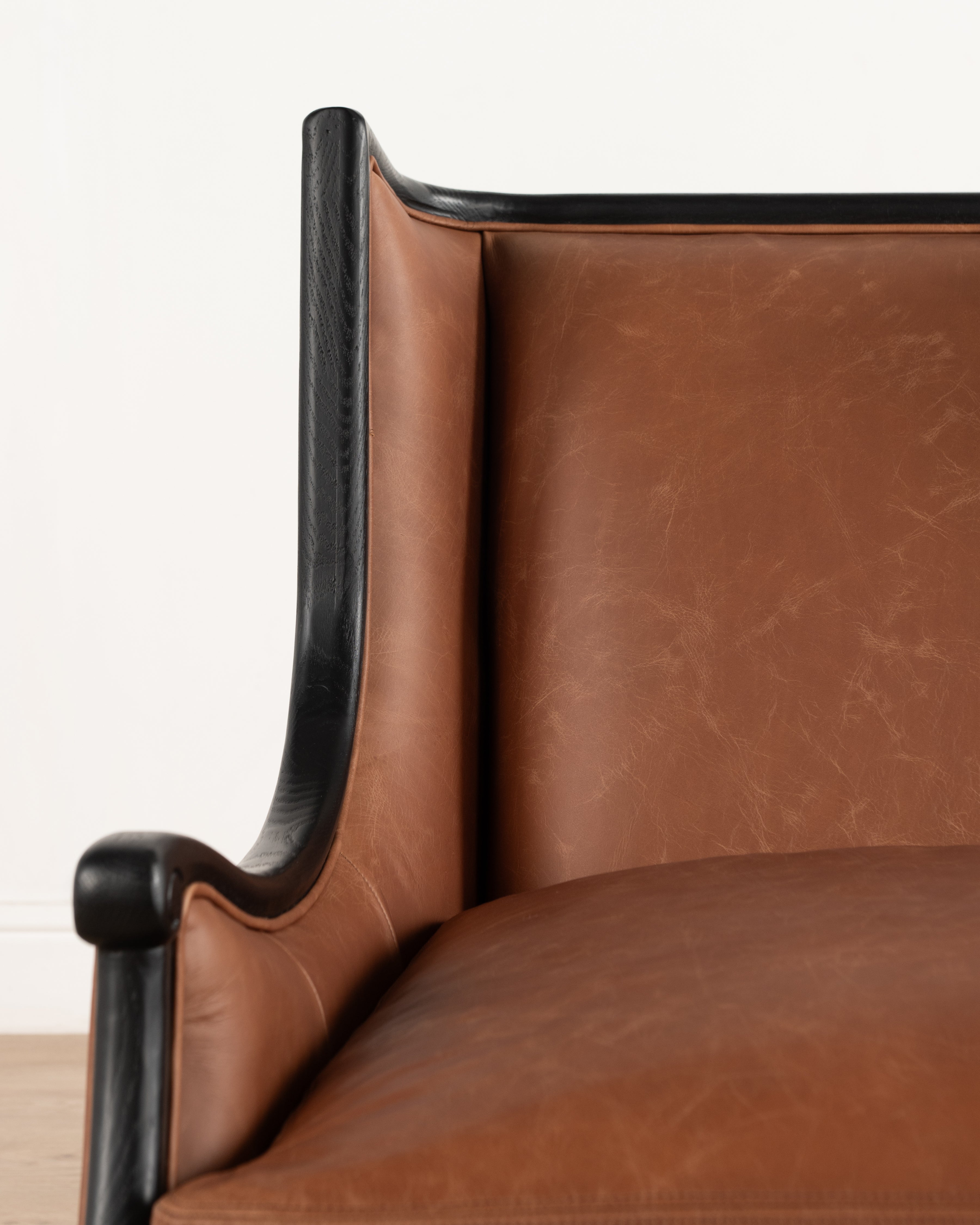 Lionel Leather Wingback