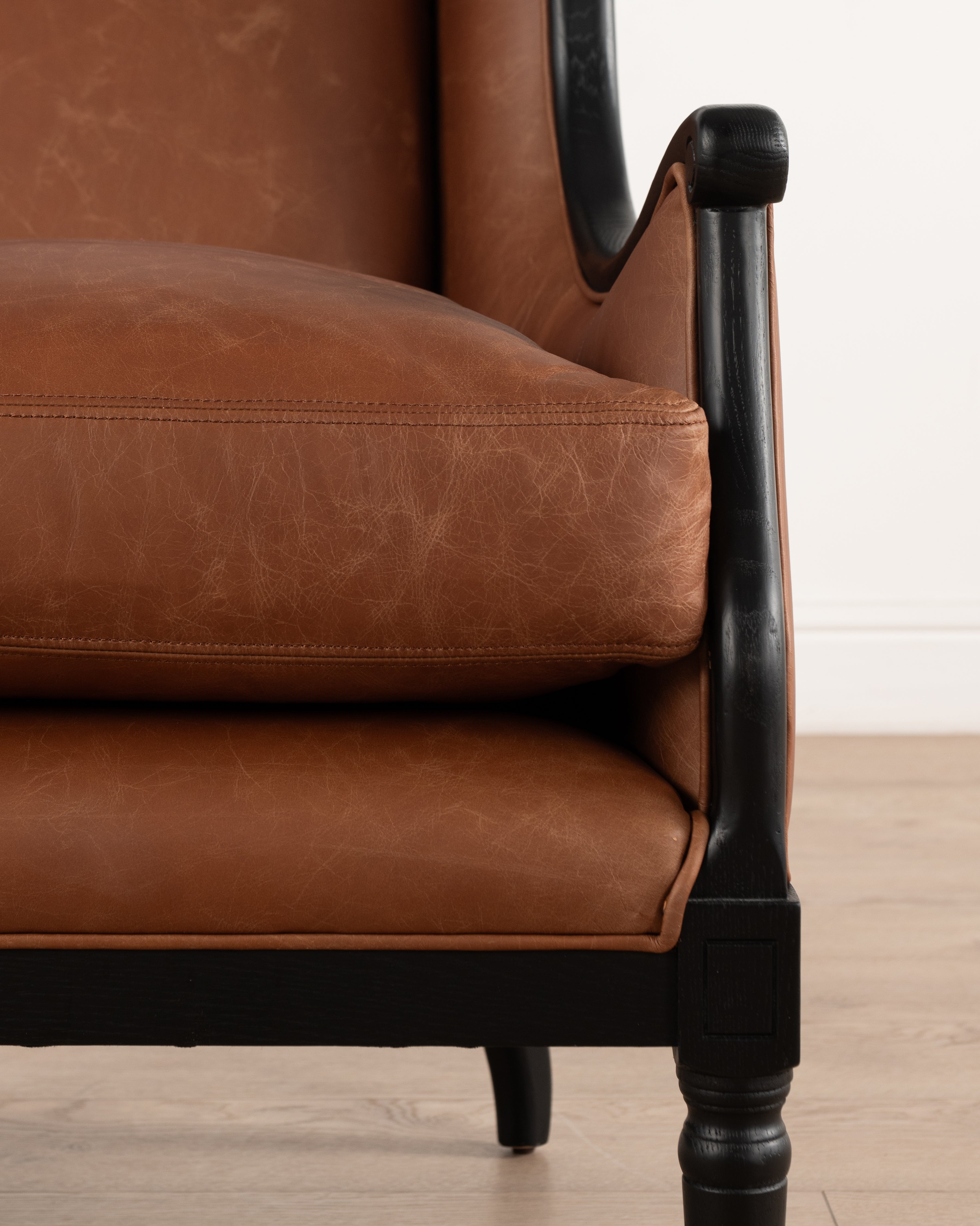 Lionel Leather Wingback