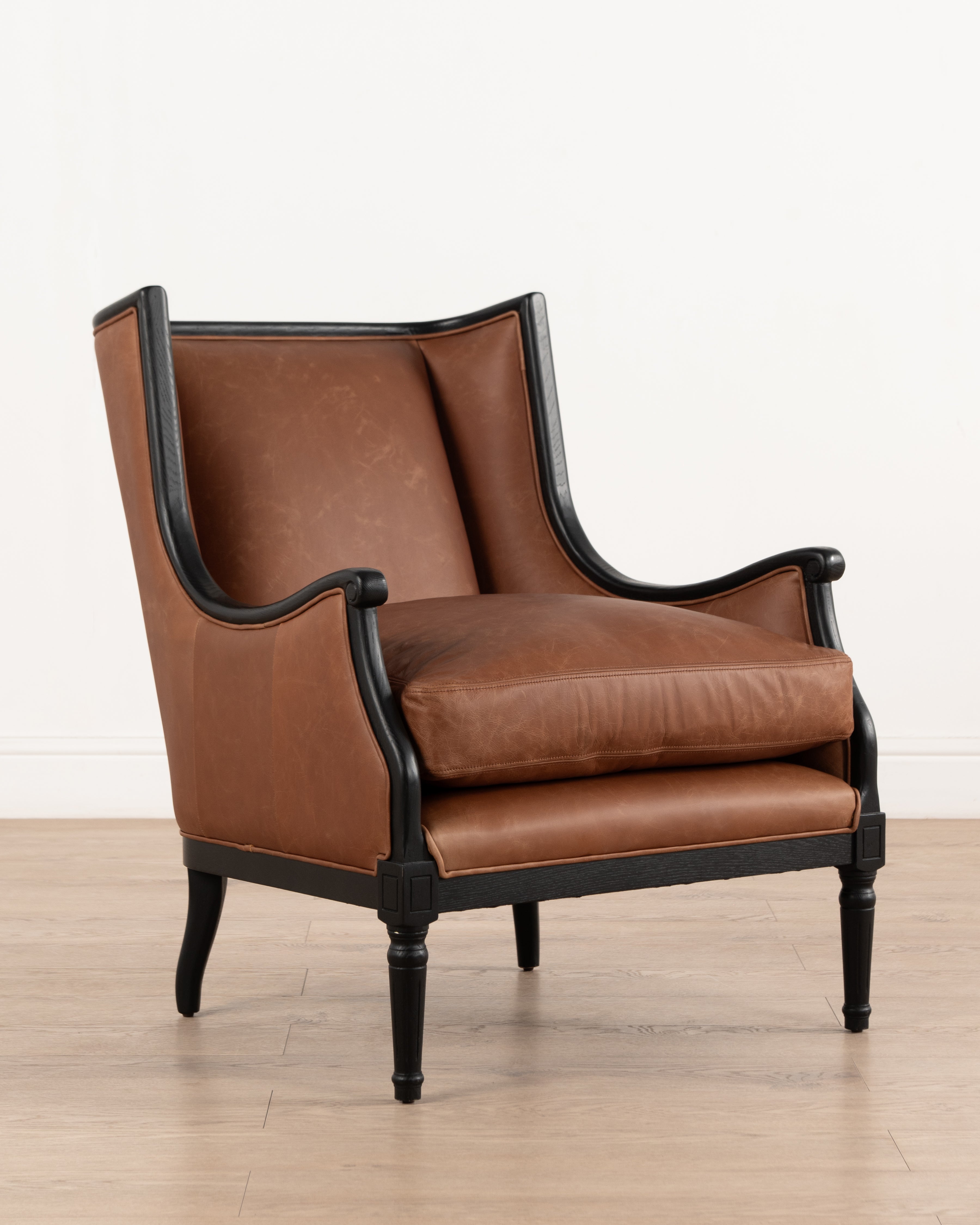 Lionel Leather Wingback