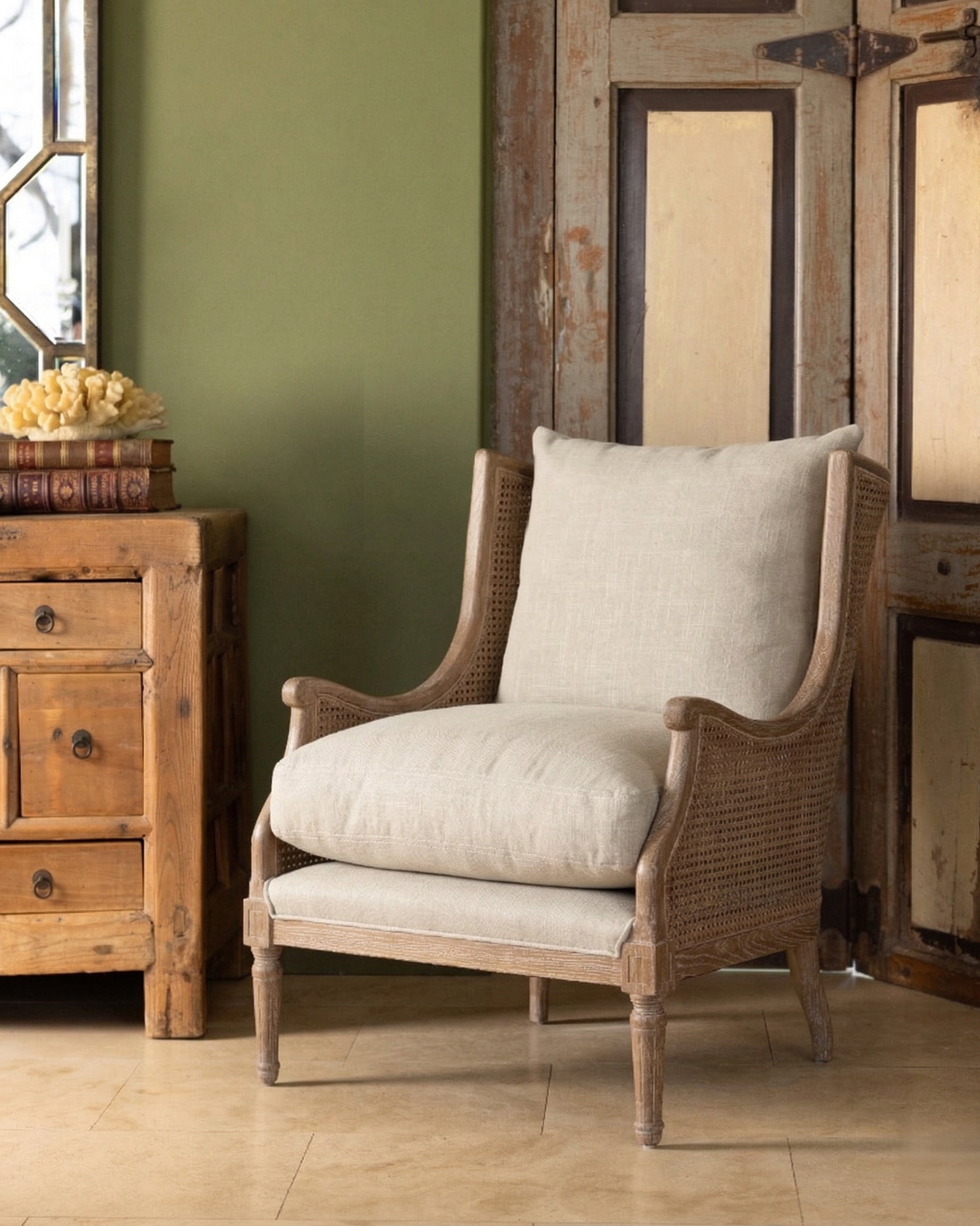 Amelie Wingback | Linen