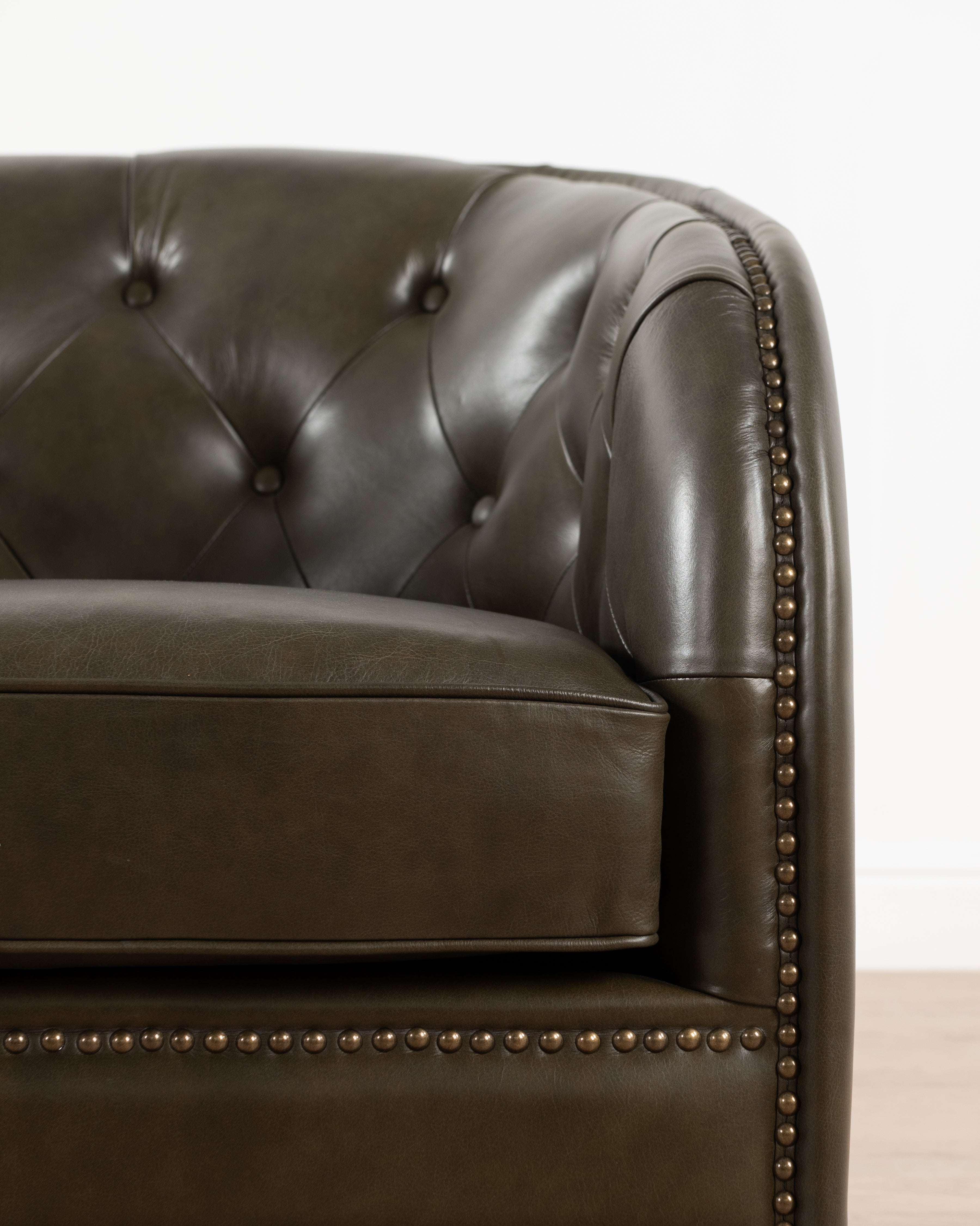 Auburn Leather Accent Chair