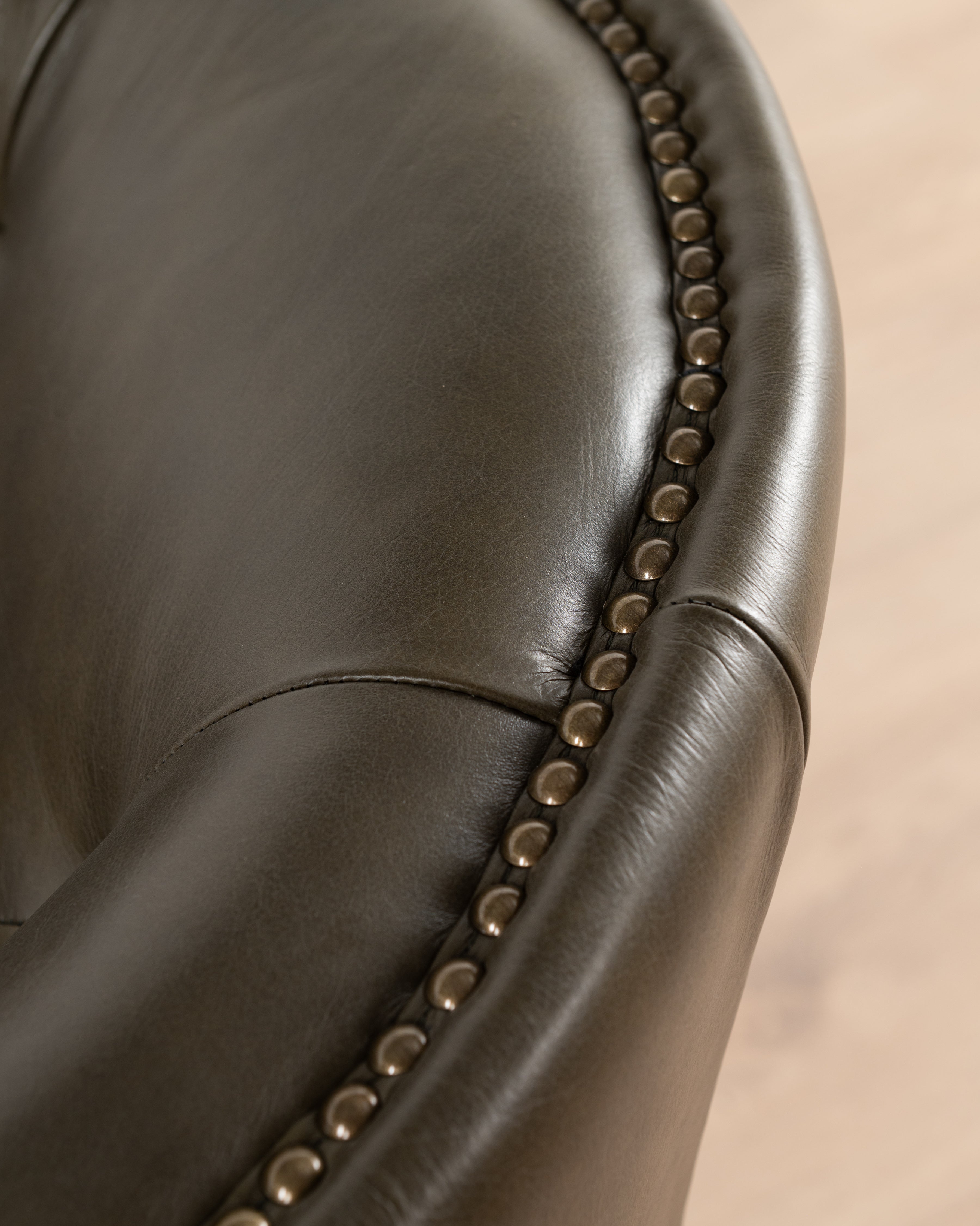 Auburn Leather Accent Chair