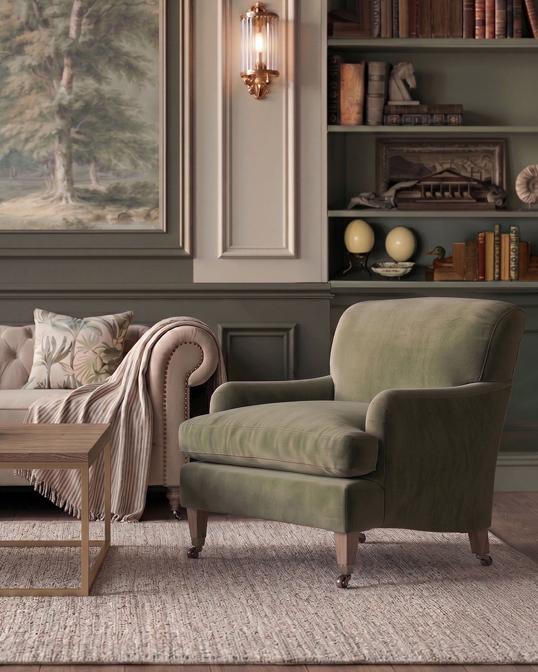 Luxe Stamford Chair | Green