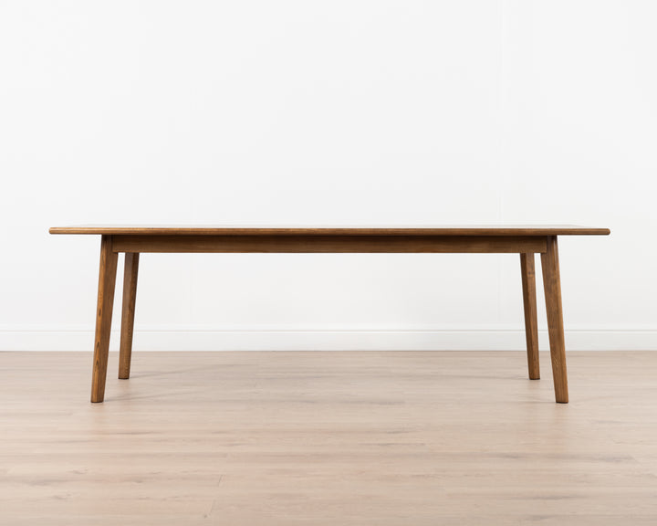 TABLE DINING OAK 2.4M DARK