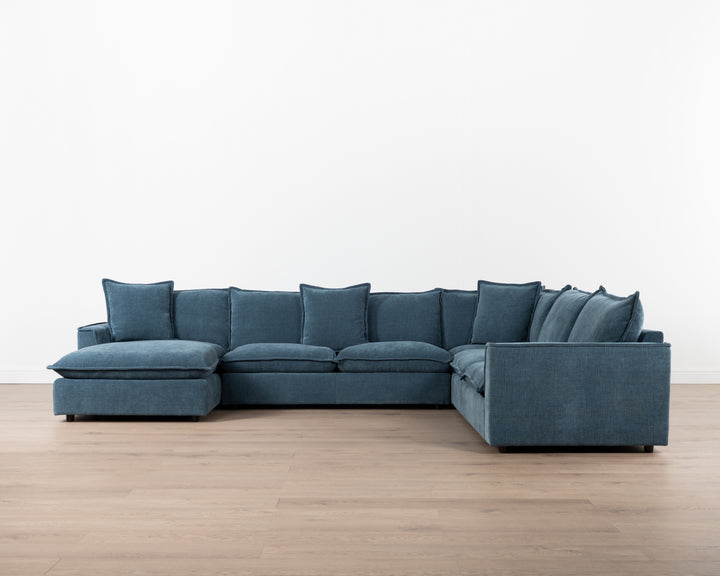 Maya 6-Seater Corner Unit | Blue
