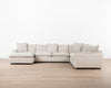 Maya 6-Seater Corner Unit | Stone