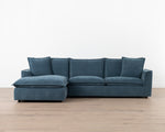 Maya 3-Seater Sofa with Daybed | Blue