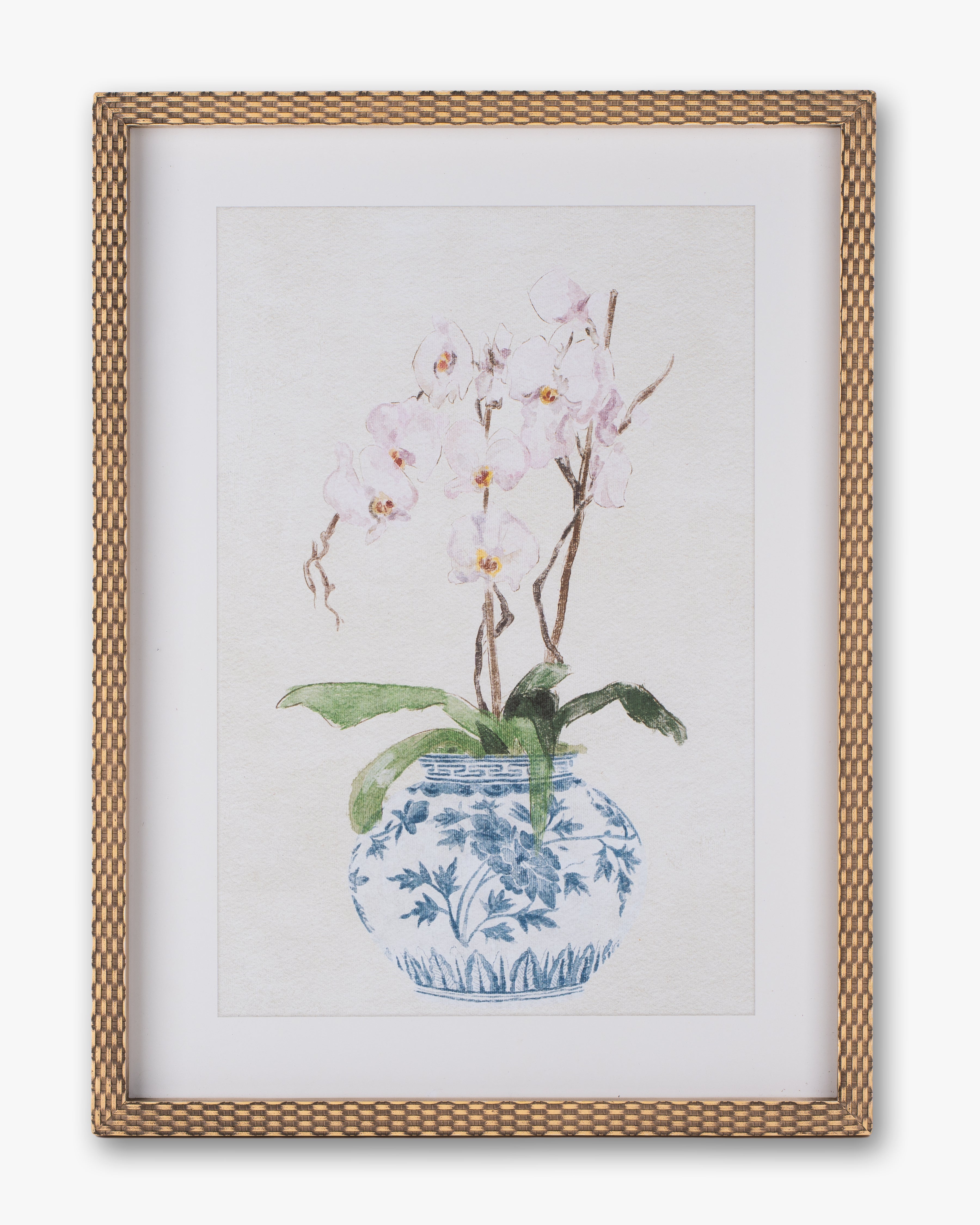 Orchid GALLERY MADE IN KOREA 絵画　アート　壁掛け Orchid Framed Wall Art B